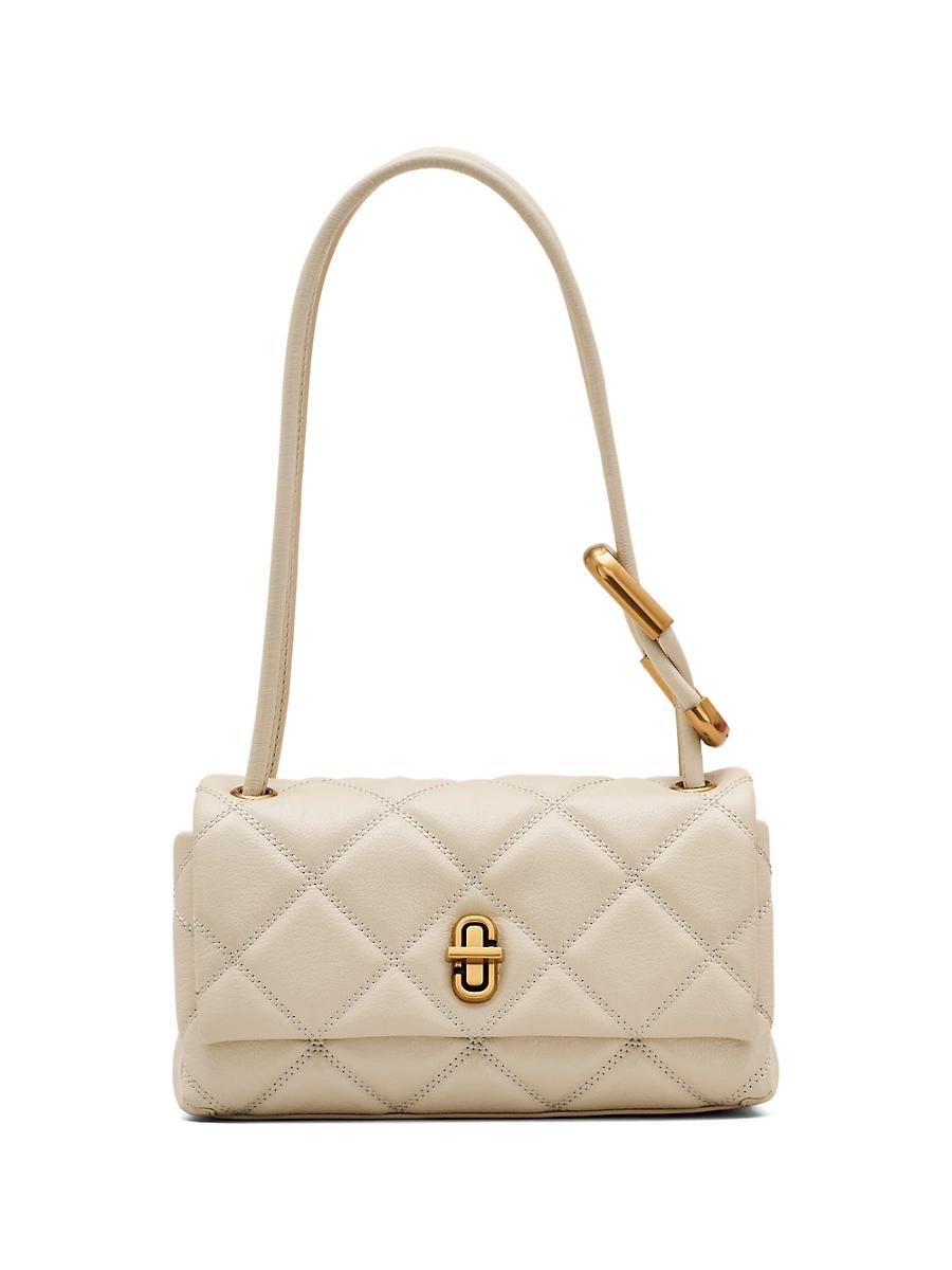 Womens The Quilted Mini Dual Shoulder Bag Product Image