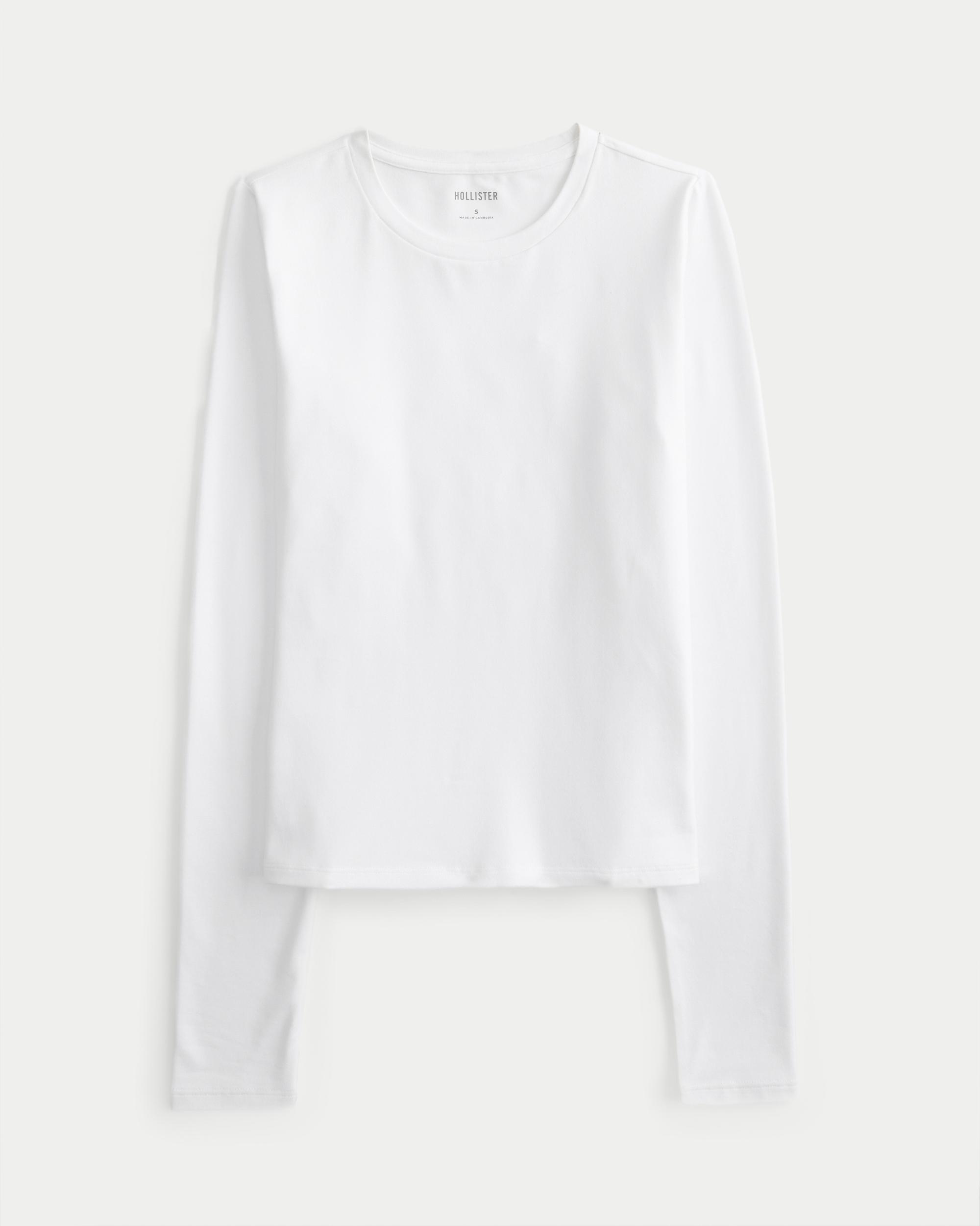 Soft Stretch Seamless Fabric Crew Top Product Image