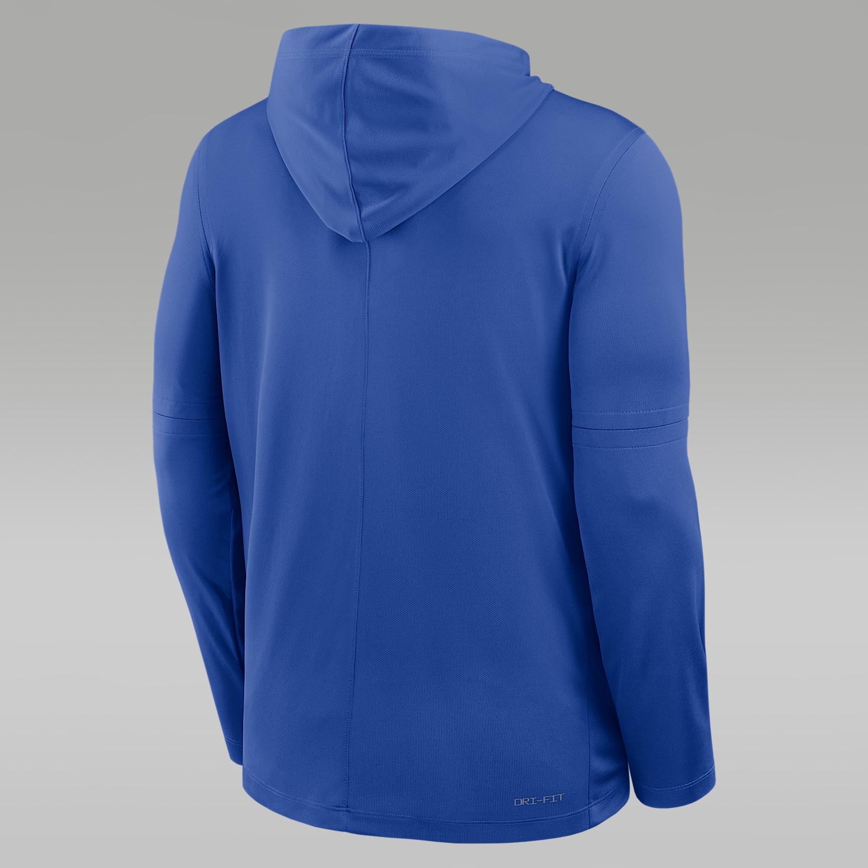 Mens UCLA Sideline Jordan Brand Dri-FIT College Long-Sleeve Hooded Top | 0JB944UUCL-7XL Product Image