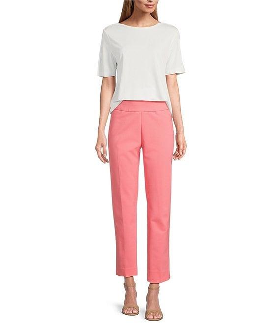 Investments the PARK AVE fit Elite Stretch Ankle Straight Pants Product Image