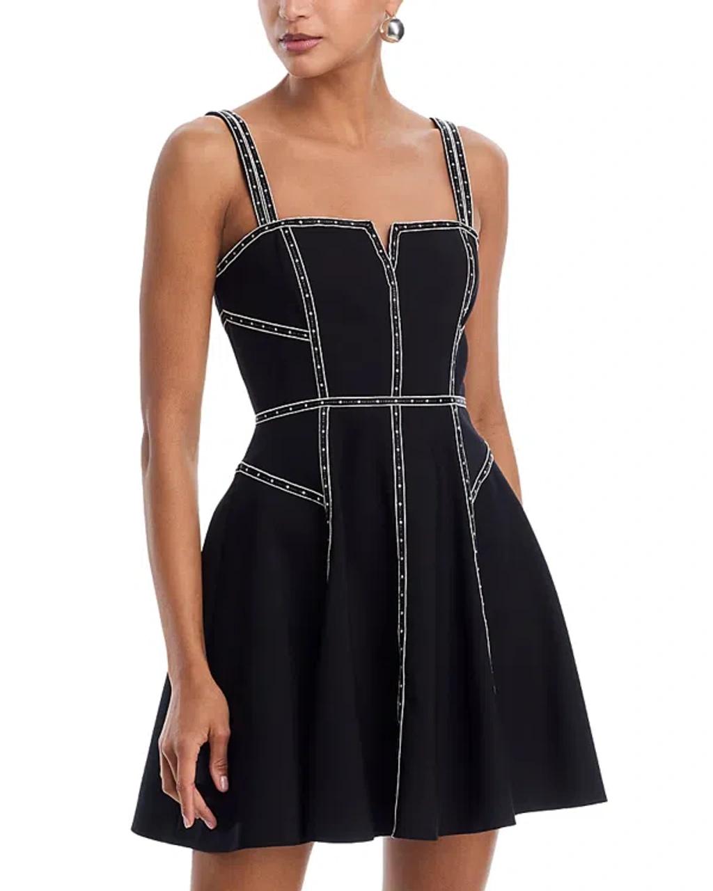 CINQ À SEPT Cinq A Sept Jelena Ribbon Embellished Dress In Multi Product Image