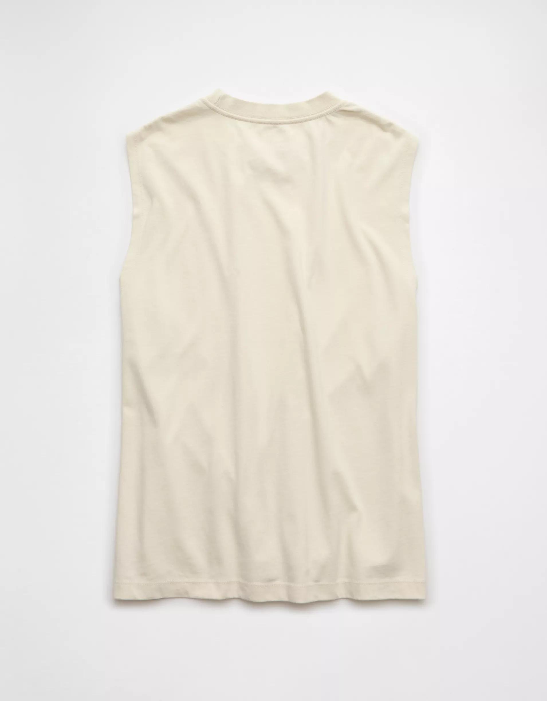 AE Boxy Sueded Jersey Tank Top Product Image