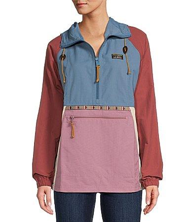 L.L.Bean Mountain Classic Color Block Anorak Jacket Product Image