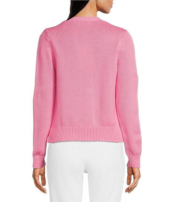 Lilly Pulitzer Tippery Knit V-Neck Long Sleeve Cardigan Product Image