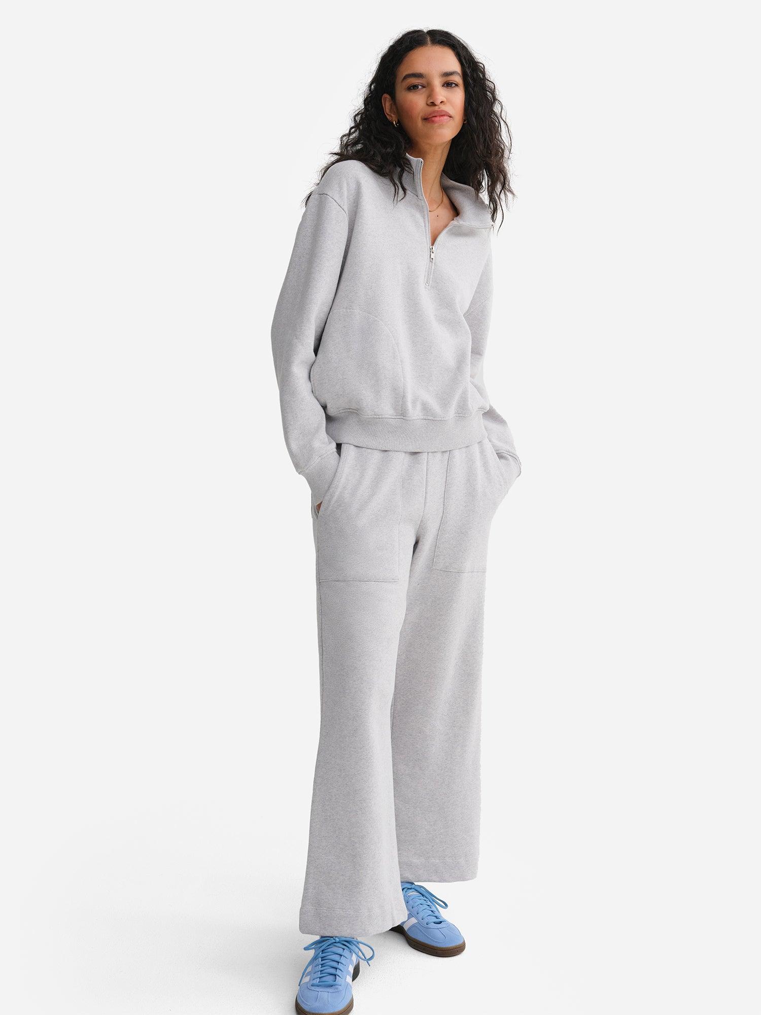 Organic Fleece Wide Leg Pant Female Product Image