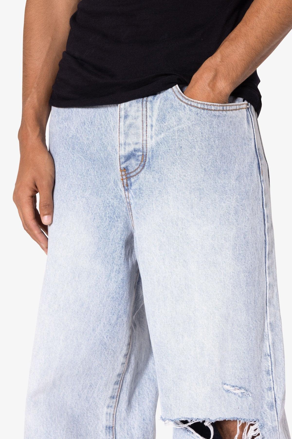 Baggy Rave Denim - Light Blue Product Image