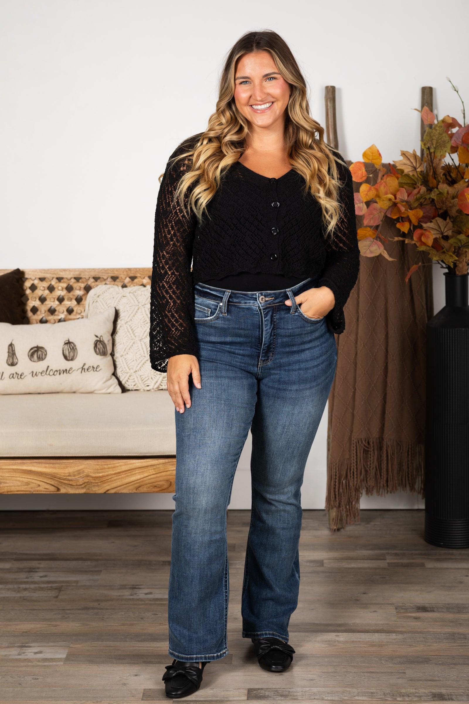 RFM Mia Bootcut Jeans With Seam Back Pocket Product Image