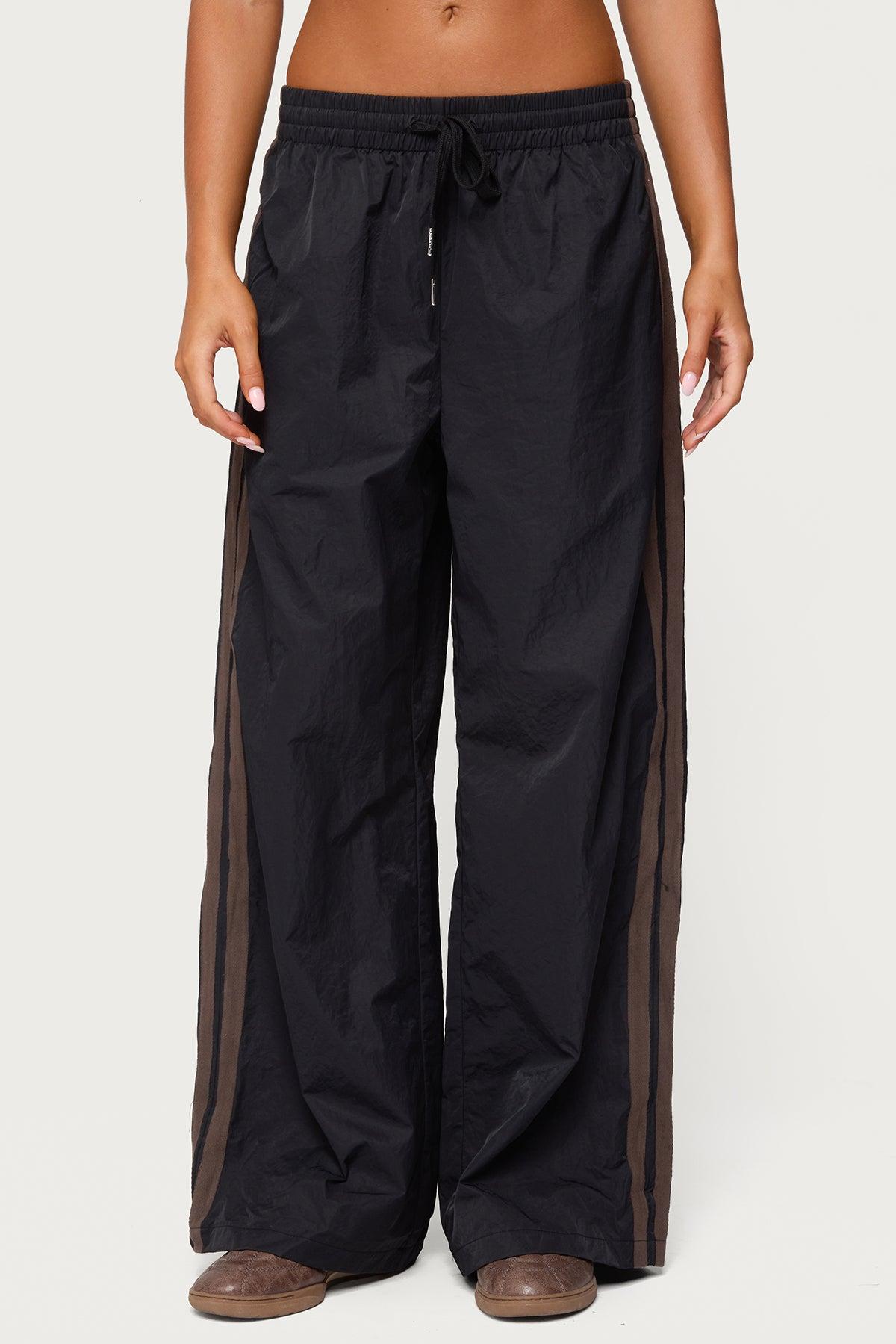 Kieran Stripey Nylon Track Pants Product Image