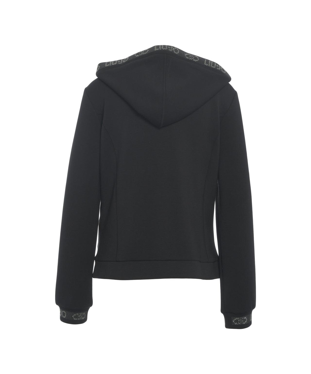 Hoodie with rhinestones Product Image