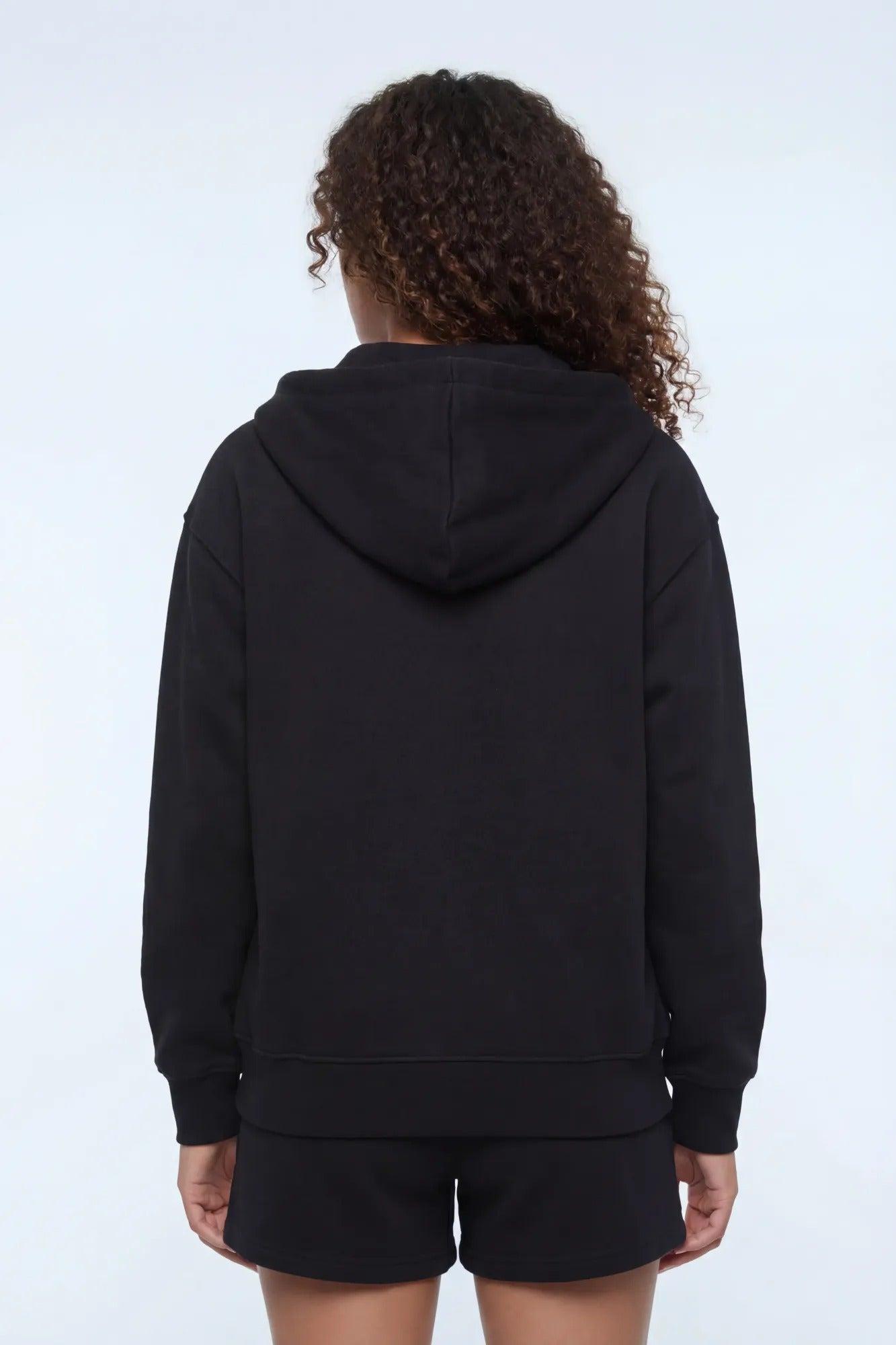 Fleece Zip-Up Hoodie Female Product Image