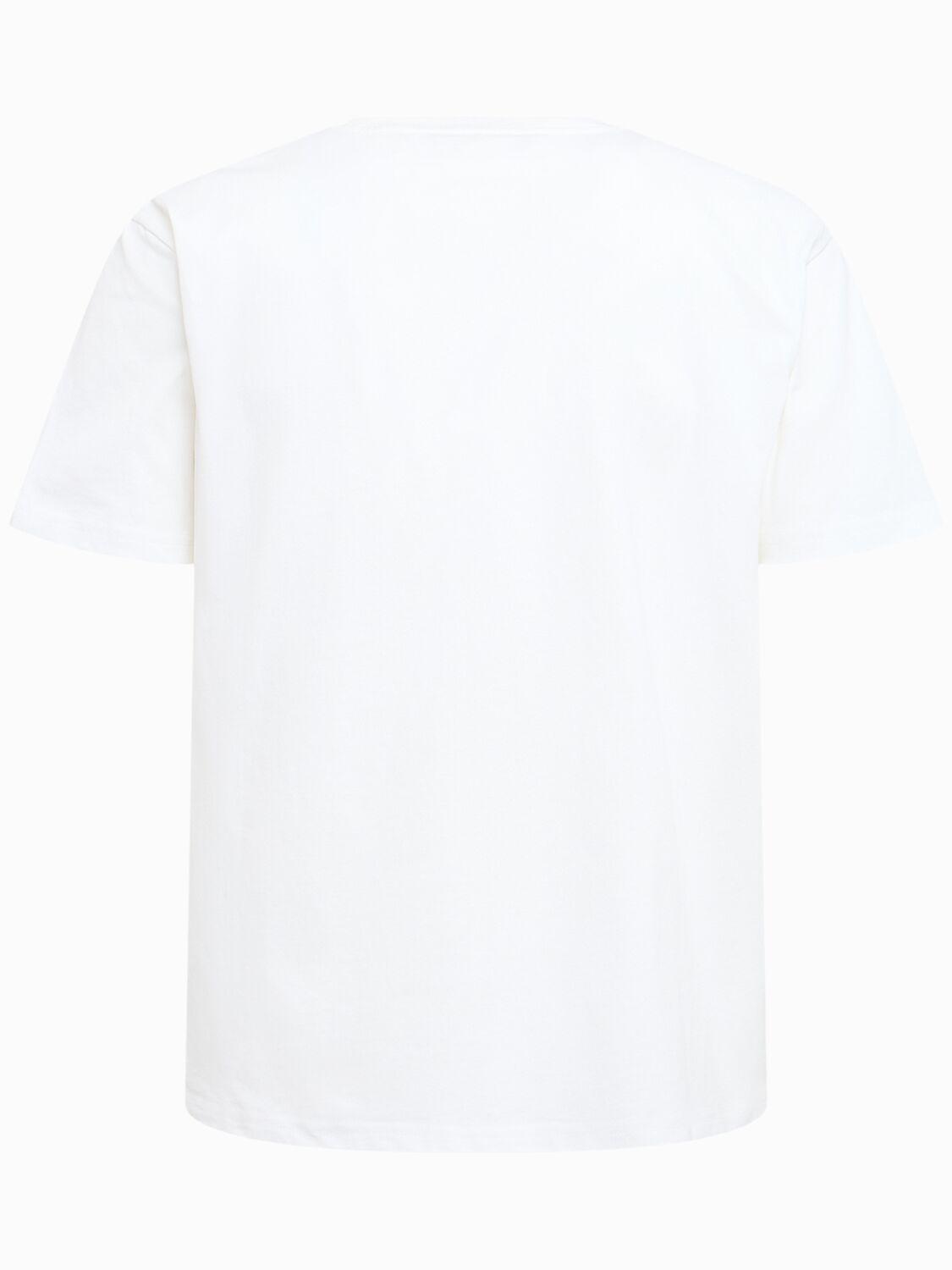 VALENTINO Cotton Crew Neck T-shirt With Graphic Print In White Product Image