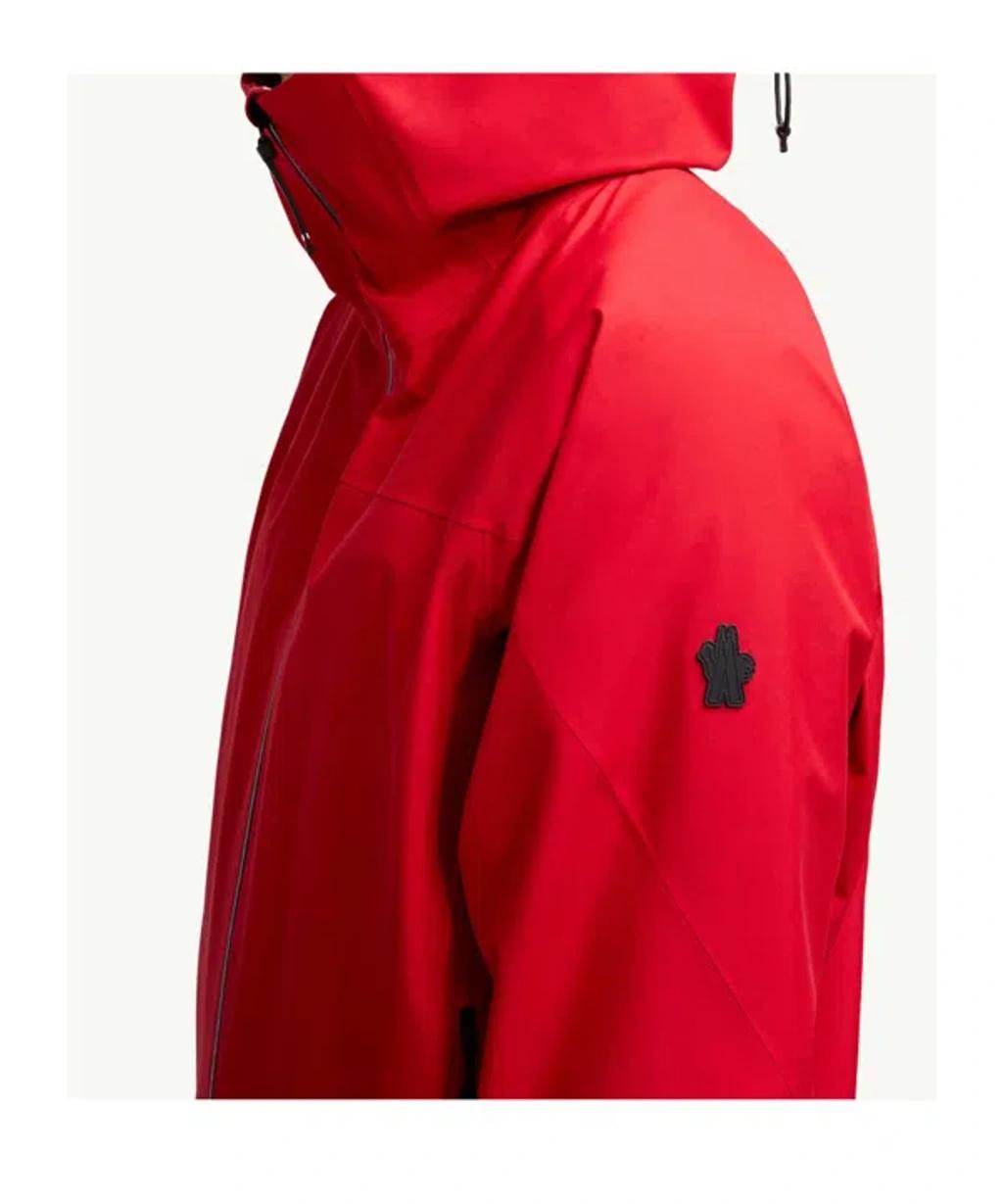 MONCLER Hinterburgs Hooded Gore-tex Ski Jacket In Red Product Image