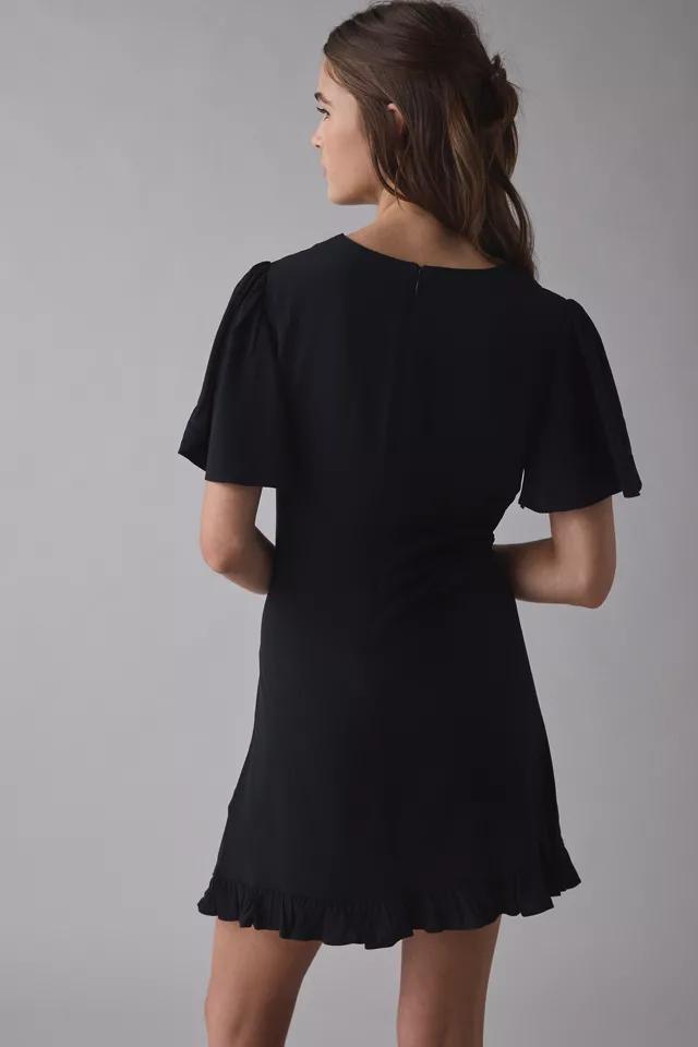 Kimchi Blue Dinner Date Plunging Flutter Sleeve Mini Dress Product Image