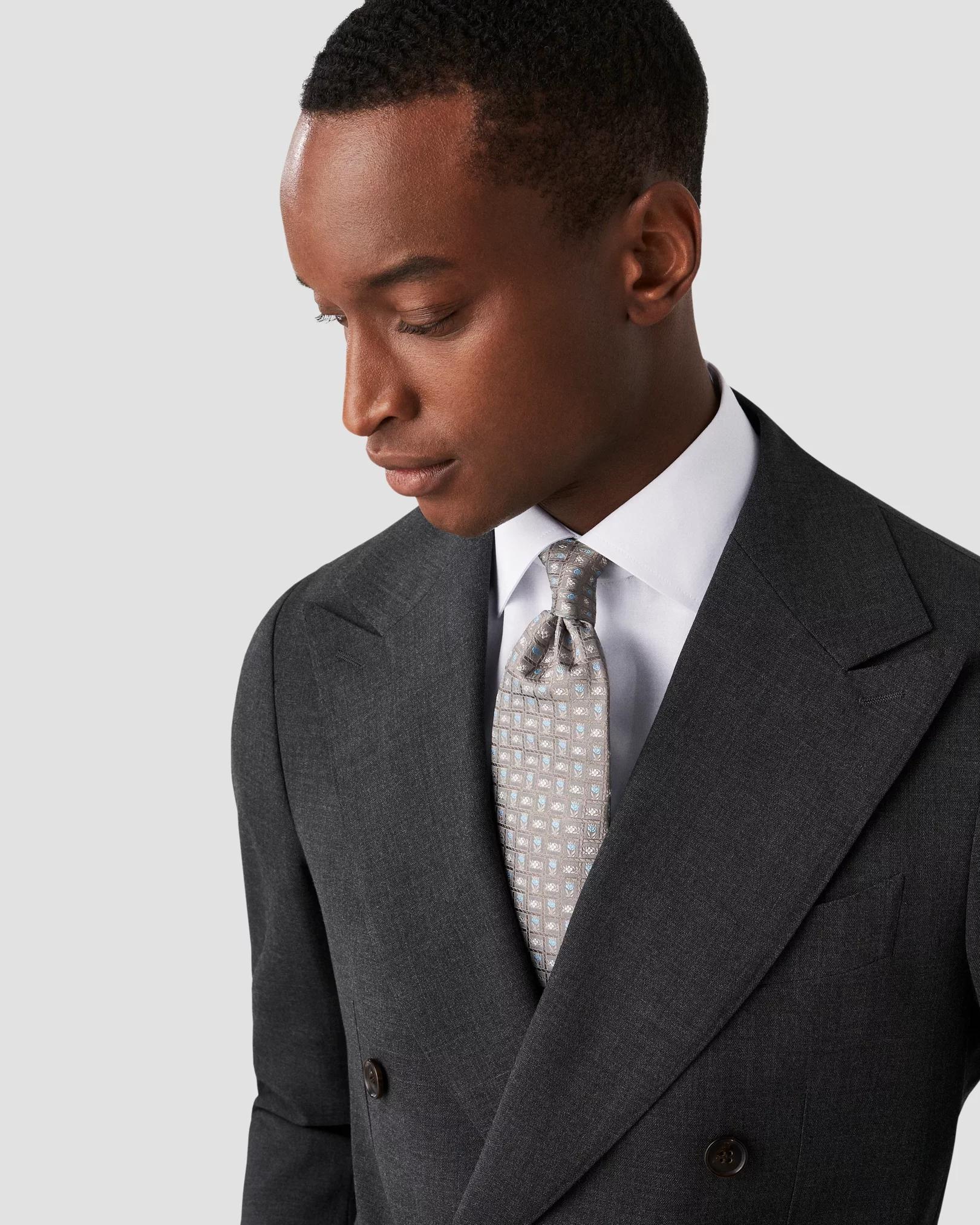 Eton Mens Business Solid White Slim Shirt Product Image