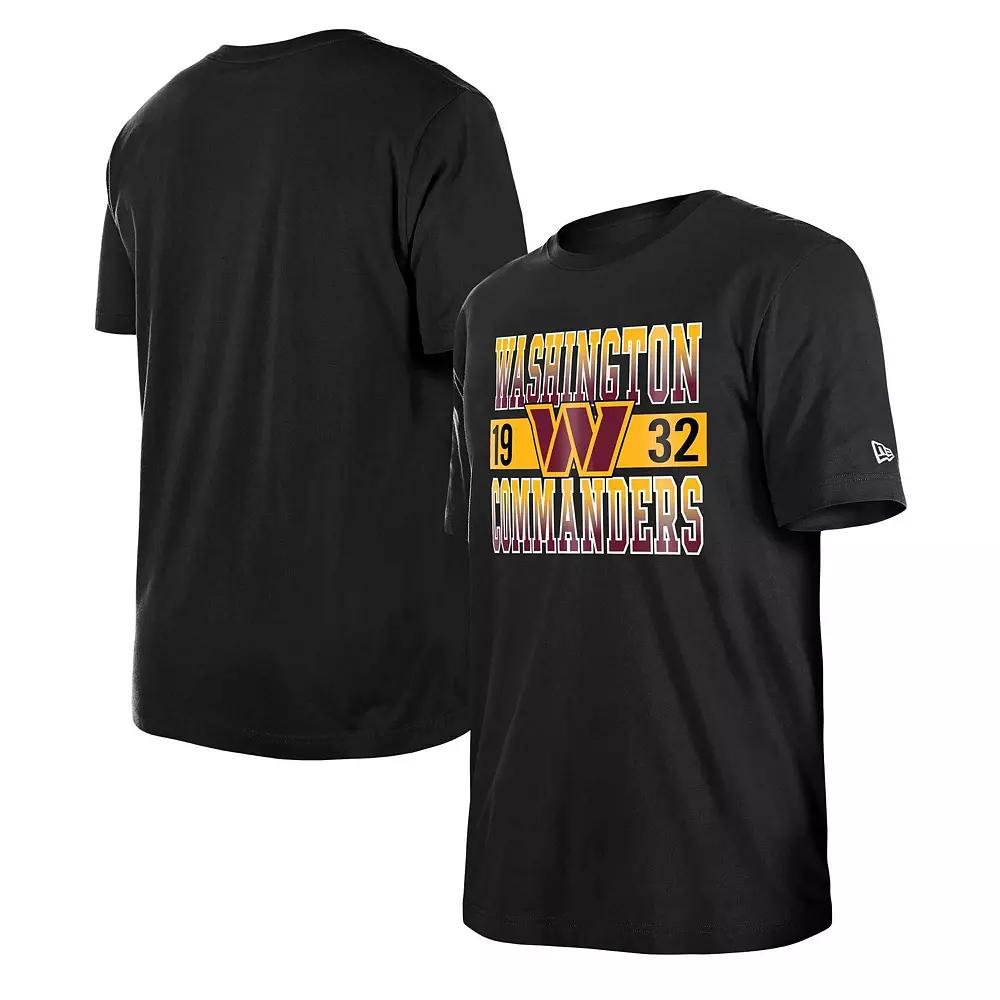 Men's New Era Black Washington Commanders City Team T-Shirt,  Product Image