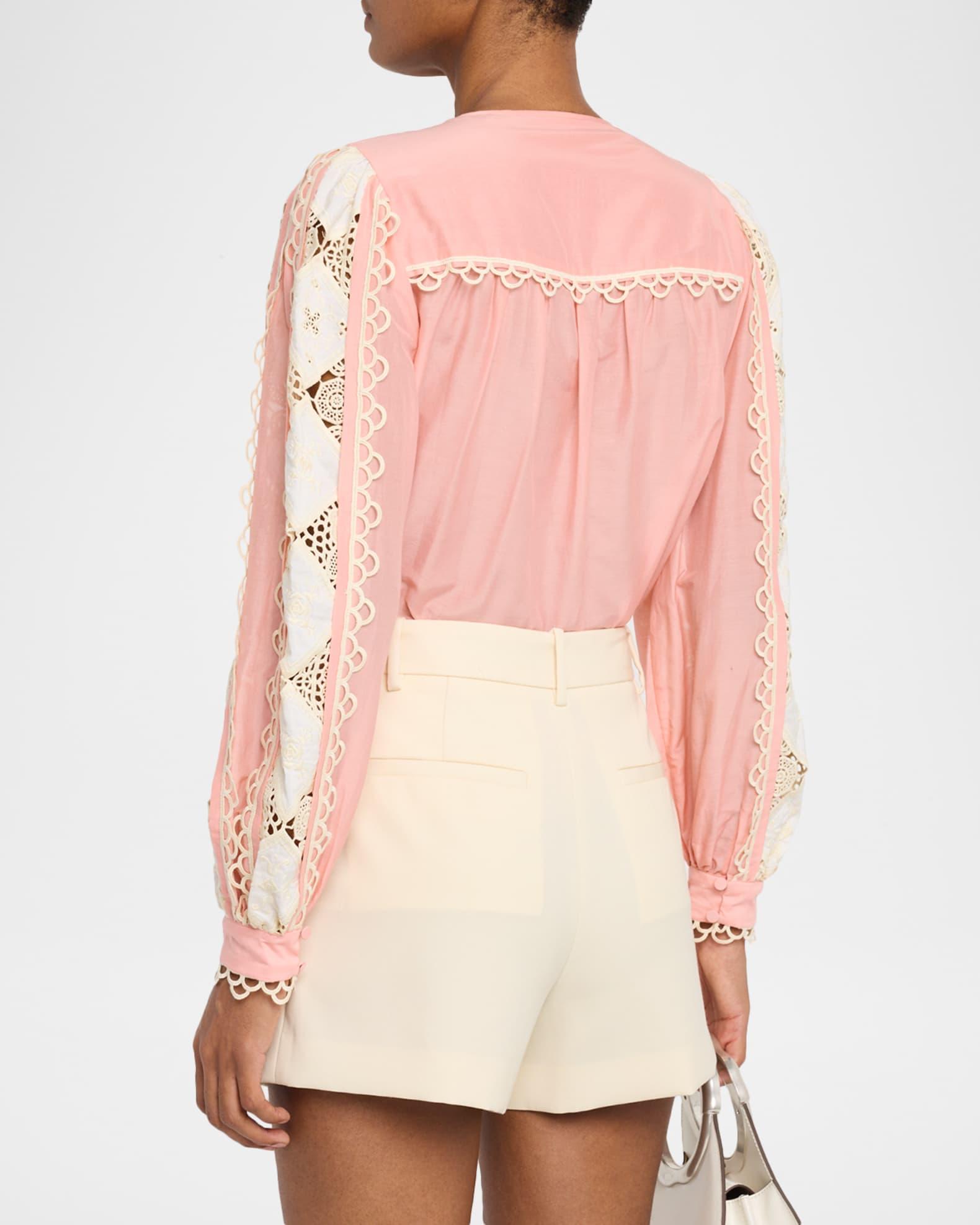 Novi Lace-Embellished Blouse Product Image
