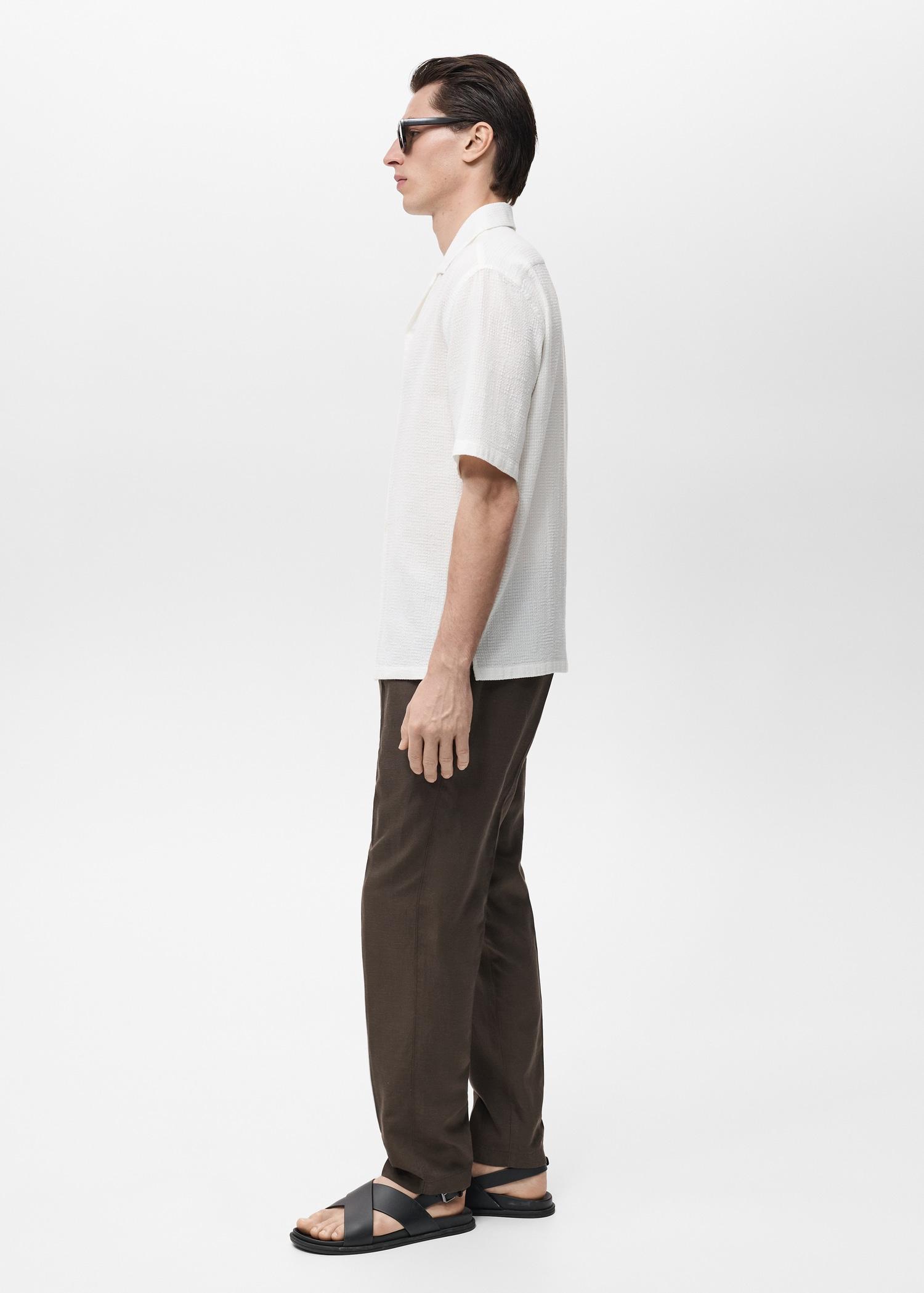 Basic drawstring swimsuit - Men | MANGO USA Product Image