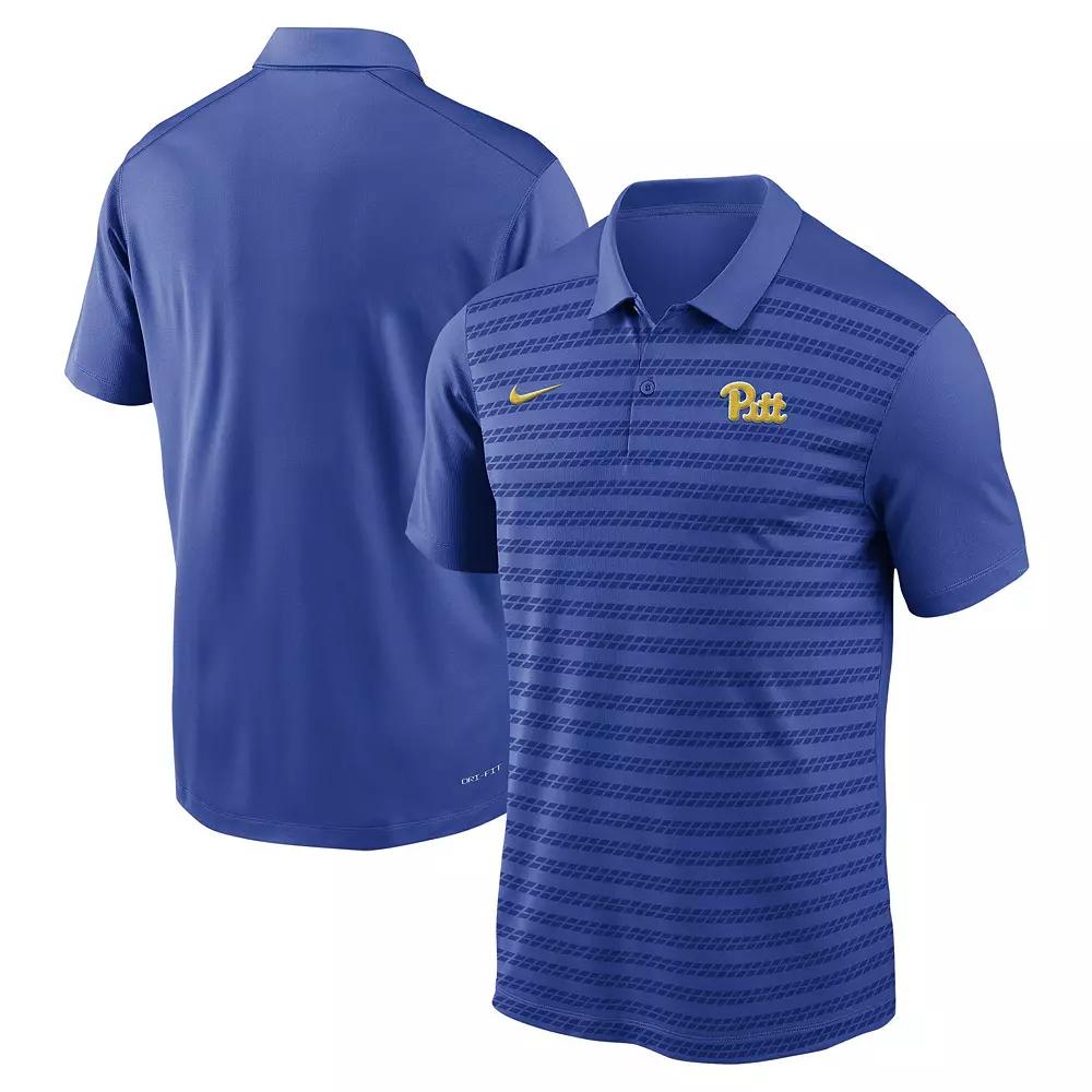Men's Nike Royal Pitt Panthers 2024 Sideline Victory Coaches Performance Polo,  Product Image