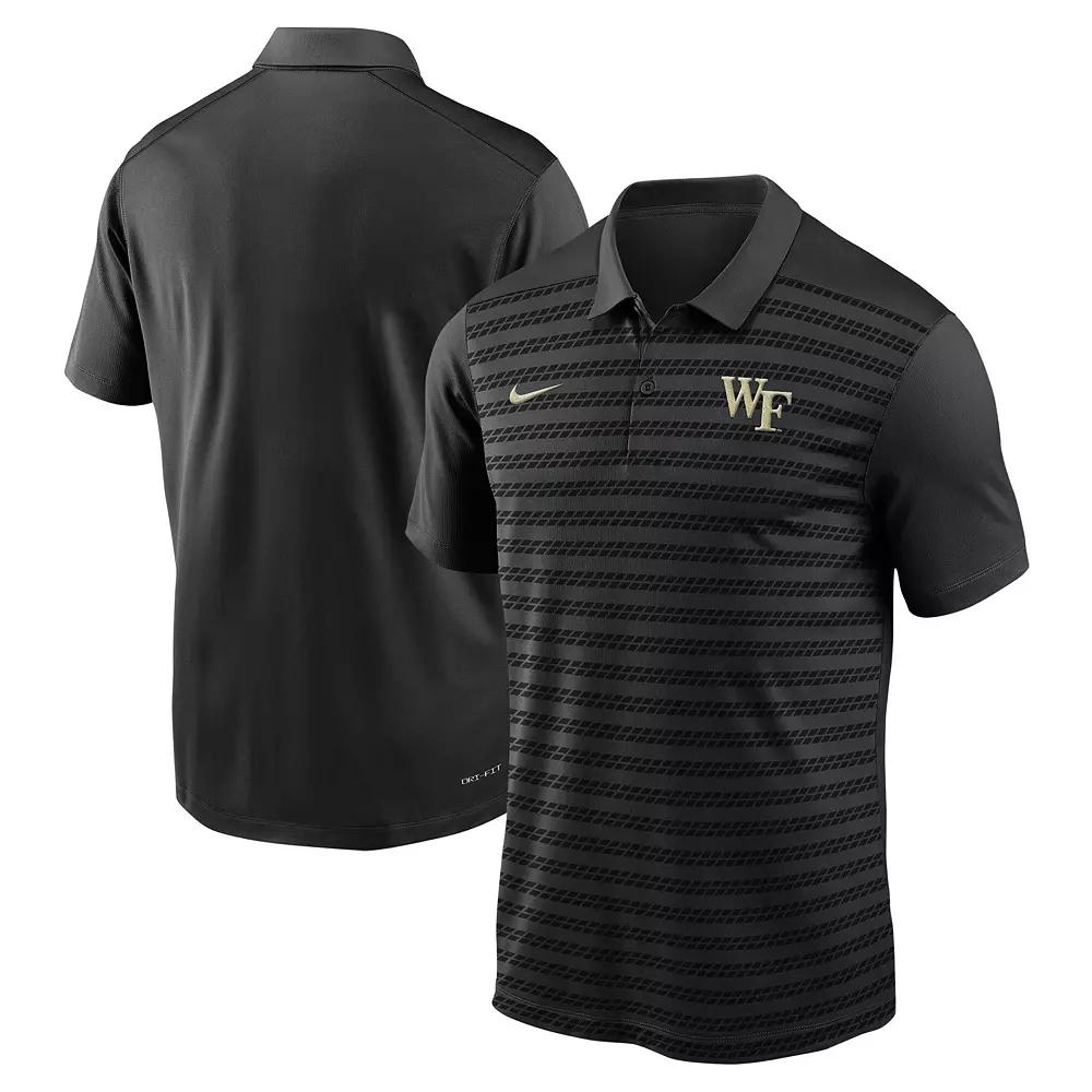 Men's Nike Black Wake Forest Demon Deacons 2024 Sideline Victory Coaches Performance Polo,  Product Image