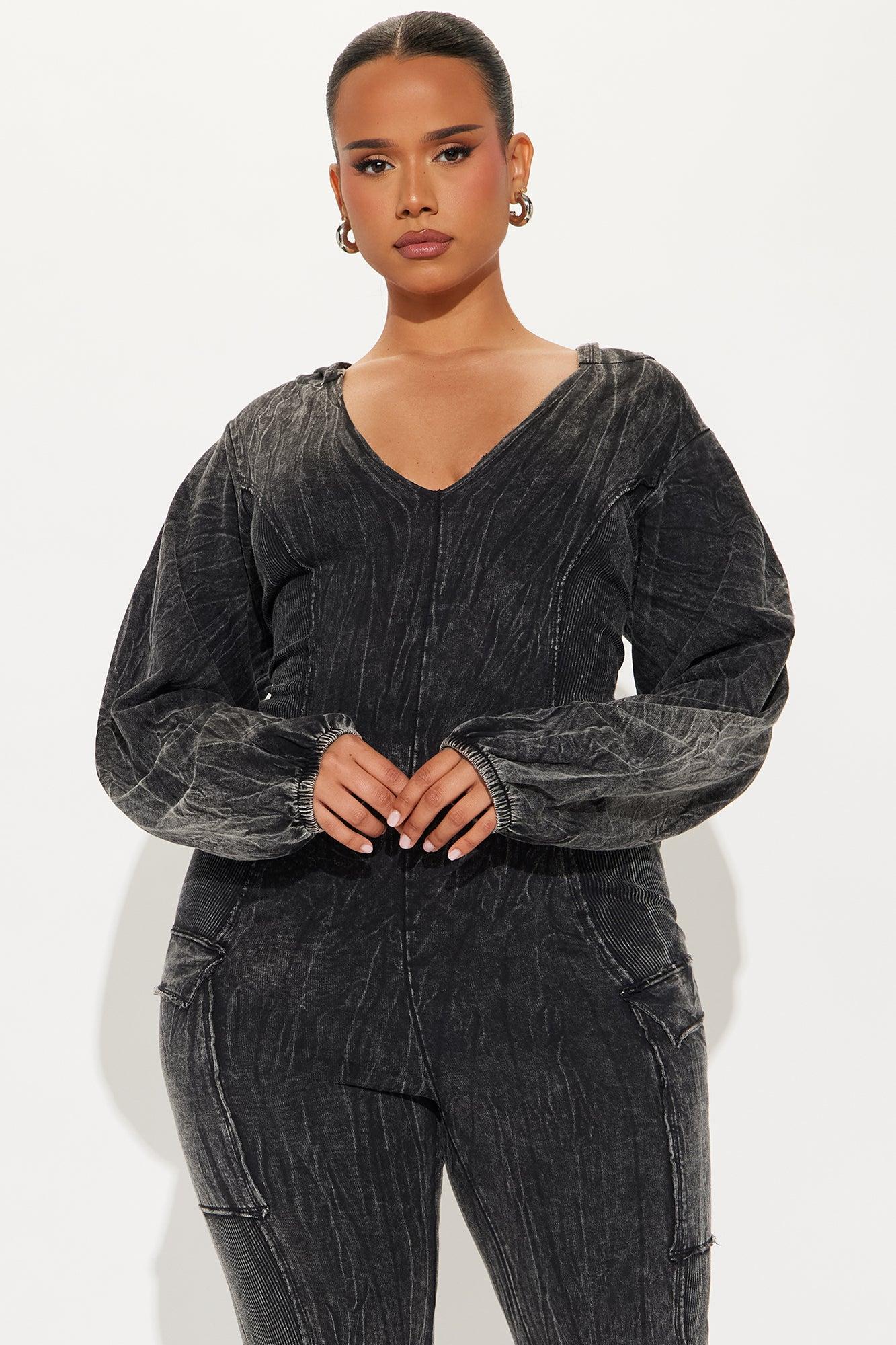 Next Level Lounge Jumpsuit - Black Product Image