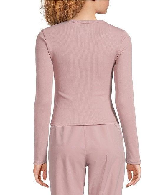 Under Armour Rival Rib Crew Neck Long Sleeve Top Product Image