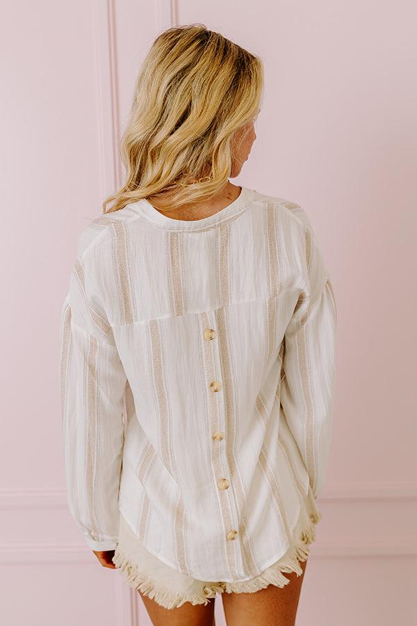 Wonder Years Shift Top In Iced Latte Product Image