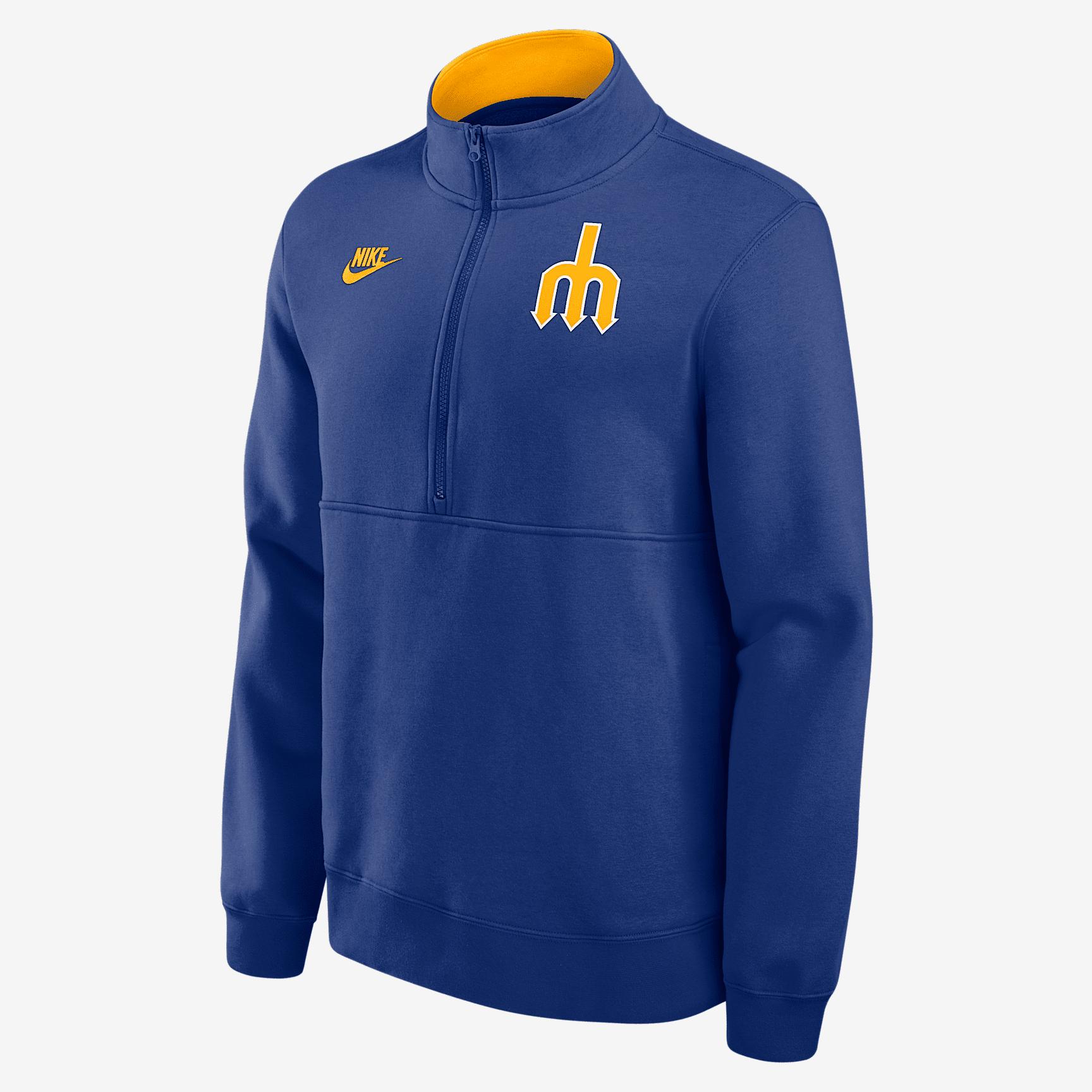Seattle Mariners Cooperstown Men's Nike MLB 1/2-Zip Crew Product Image
