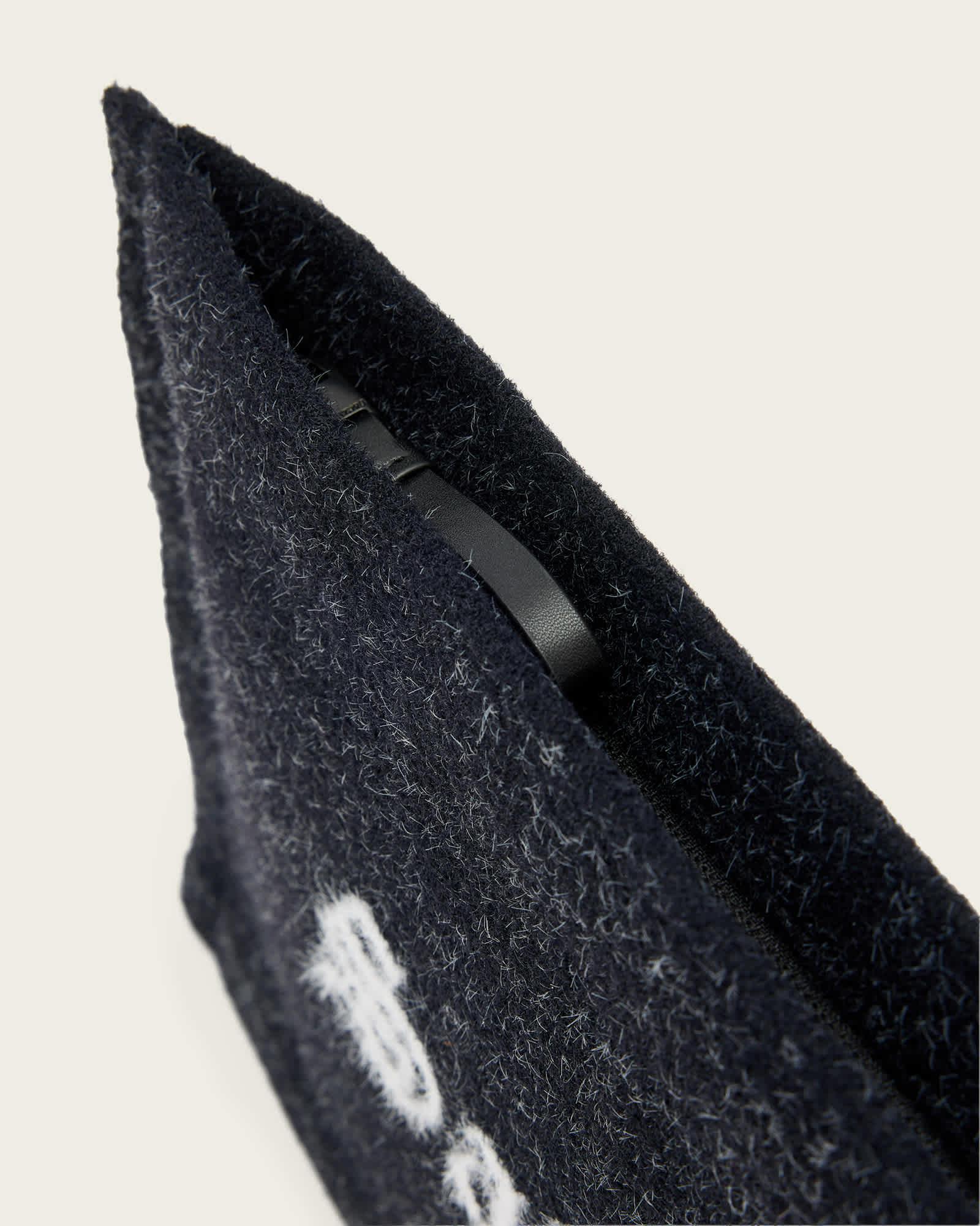 Izzy Sinners Clutch Bag Black | ALLSAINTS US Product Image