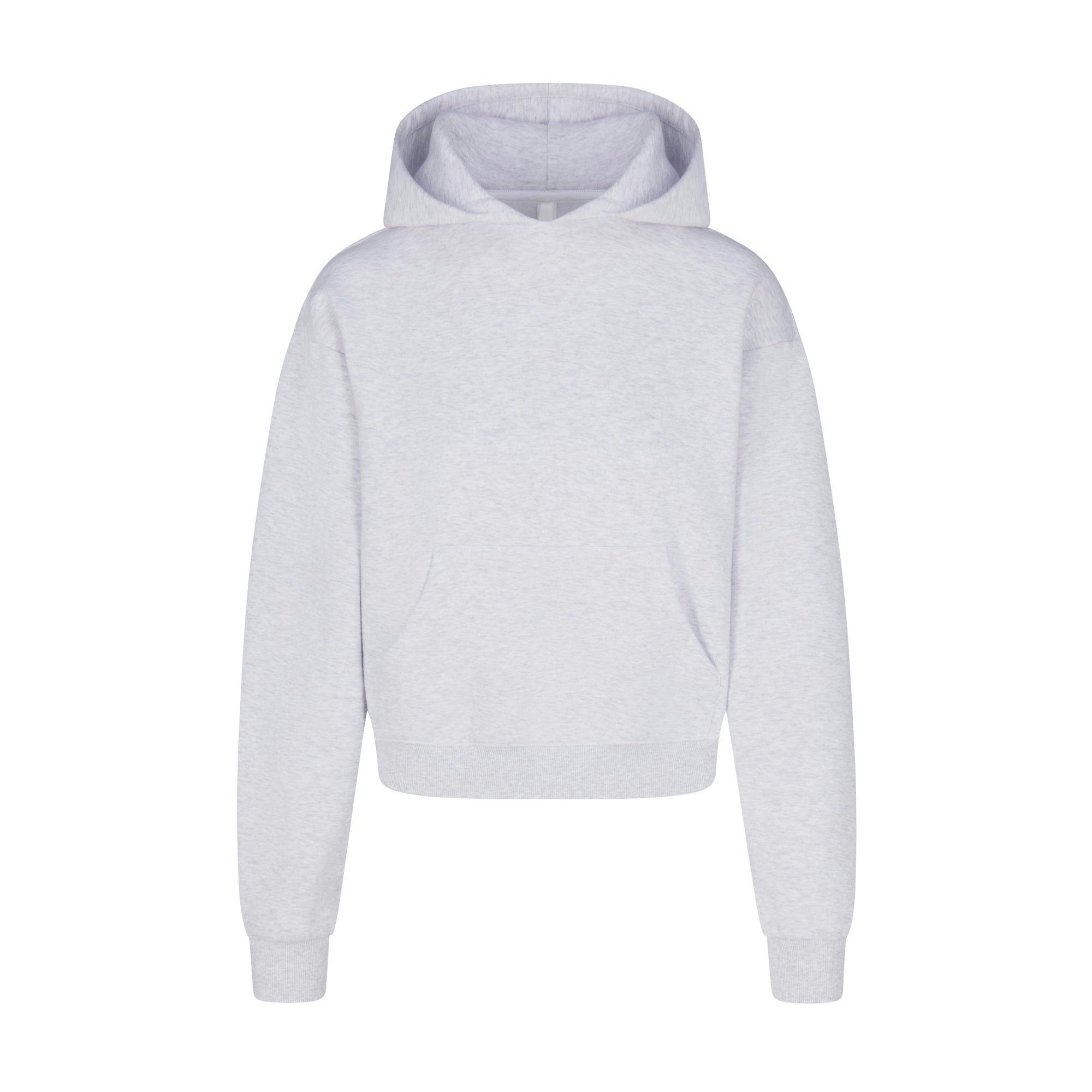 COTTON FLEECE CLASSIC HOODIE | LIGHT HEATHER GREY Product Image