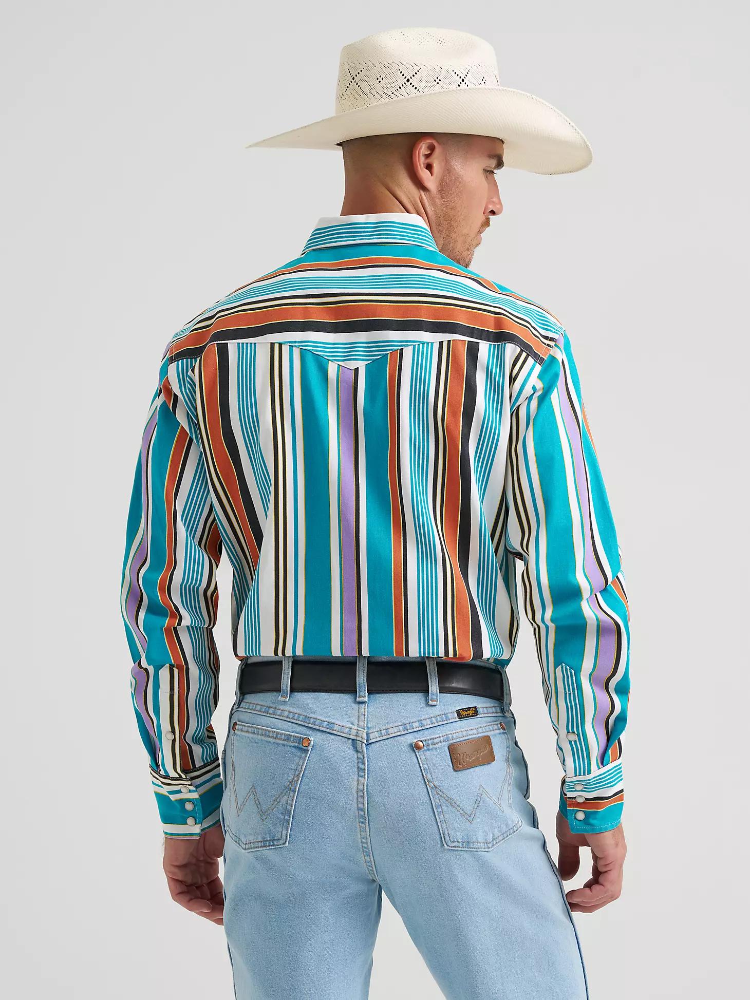 Vintage-Inspired Brushpopper Western Snap Workshirt | Men's SHIRTS | Wrangler® Product Image