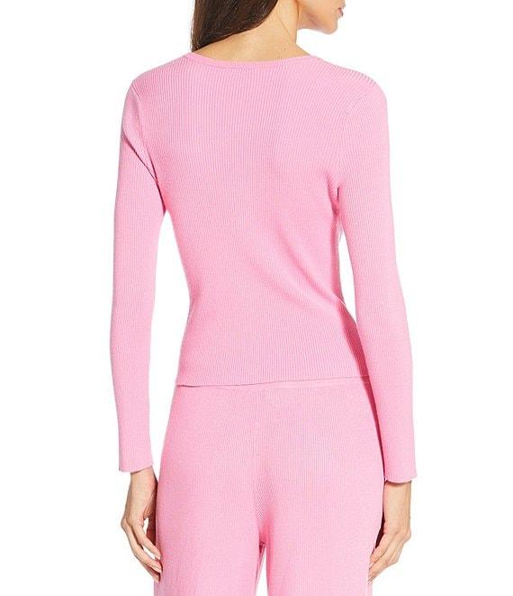 Gianni Bini Diane Long Sleeve Crew Neck Coordinating Cardigan Product Image