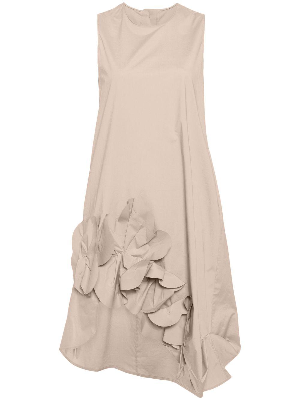 flower-detailing cotton-blend dress Product Image