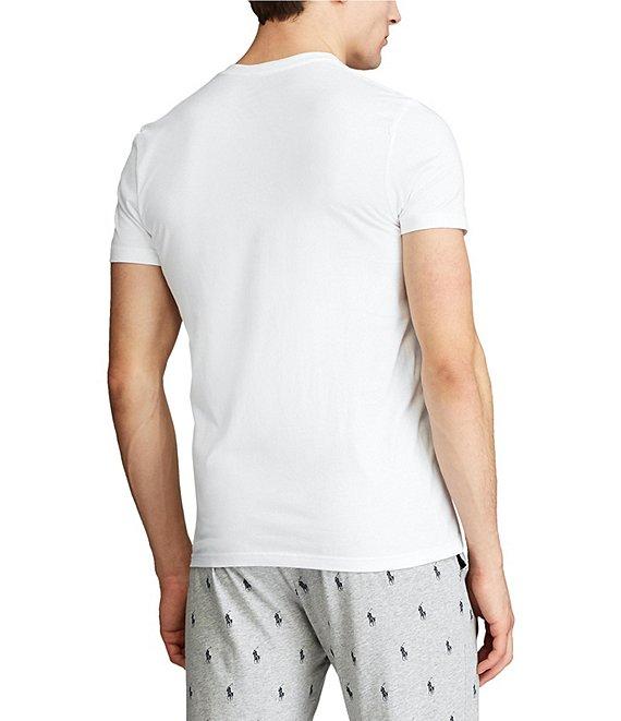 Polo Ralph Lauren Short Sleeve V-Neck Undershirt T-Shirt 5-Pack Product Image