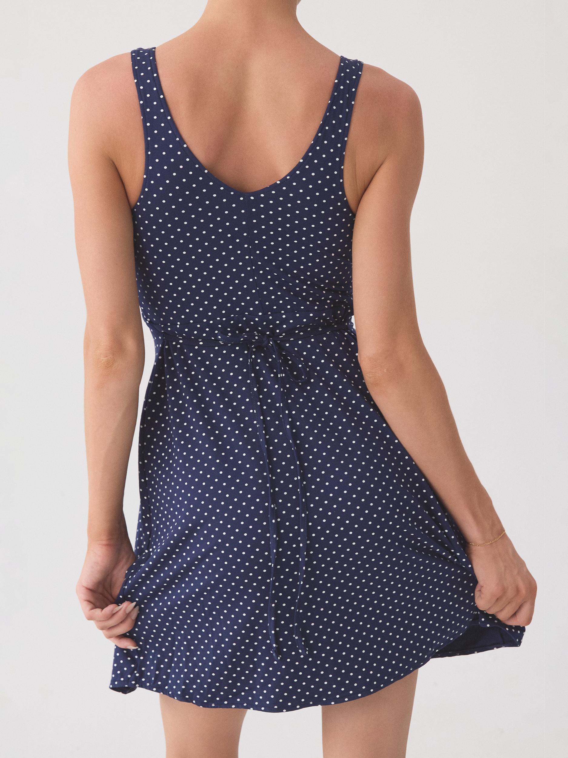 V-Neck Braless Mini Dress Product Image