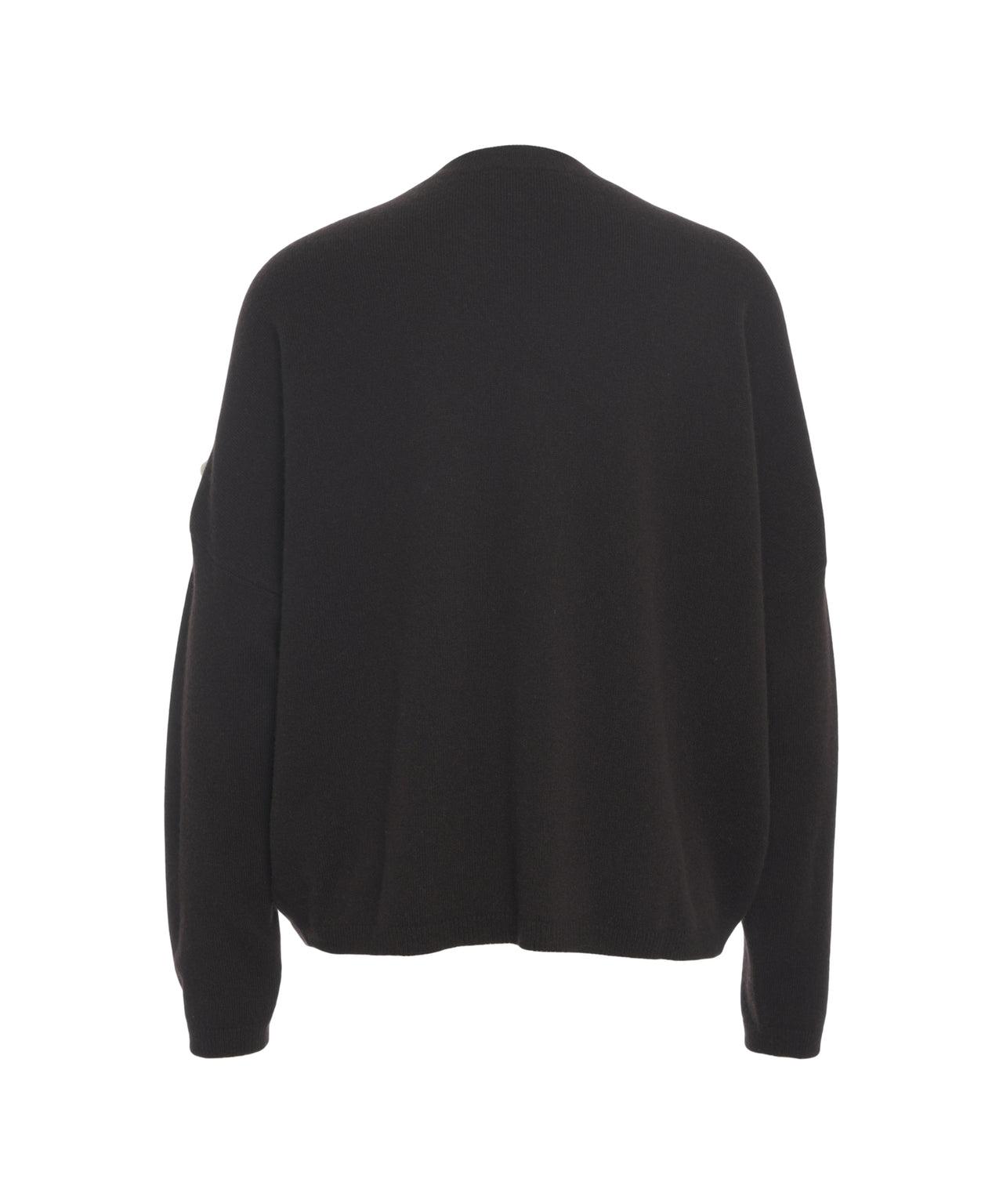 Cashmere sweater with pearl detail Product Image