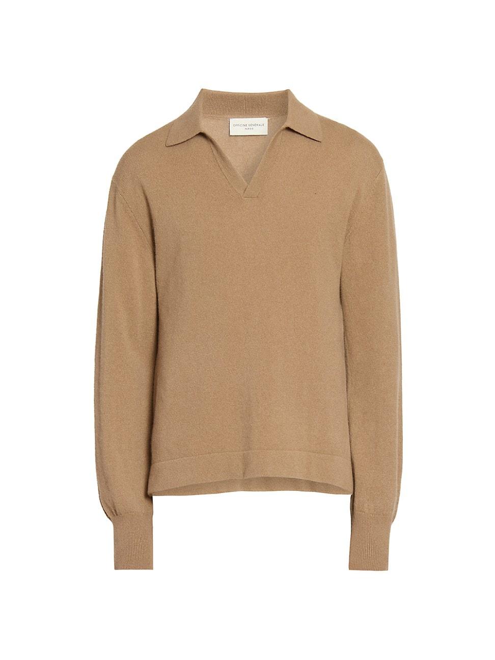 Mens Simone Cashmere Polo Sweater Product Image