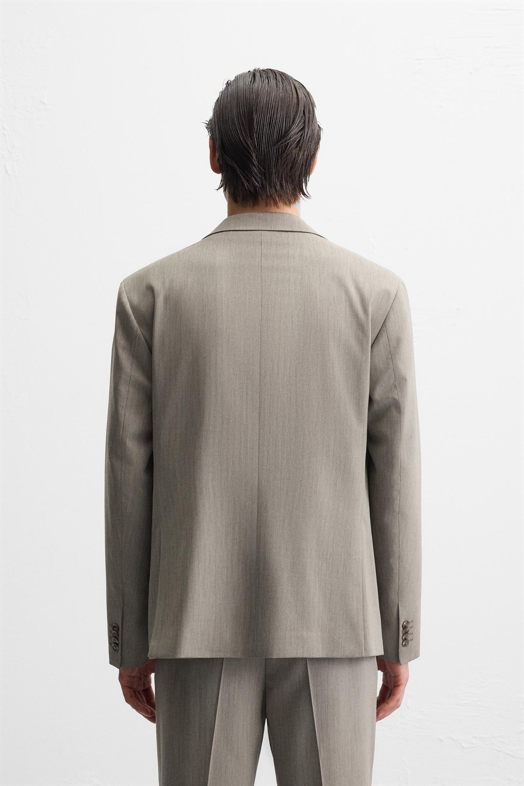 HERRINGBONE SUIT JACKET Product Image