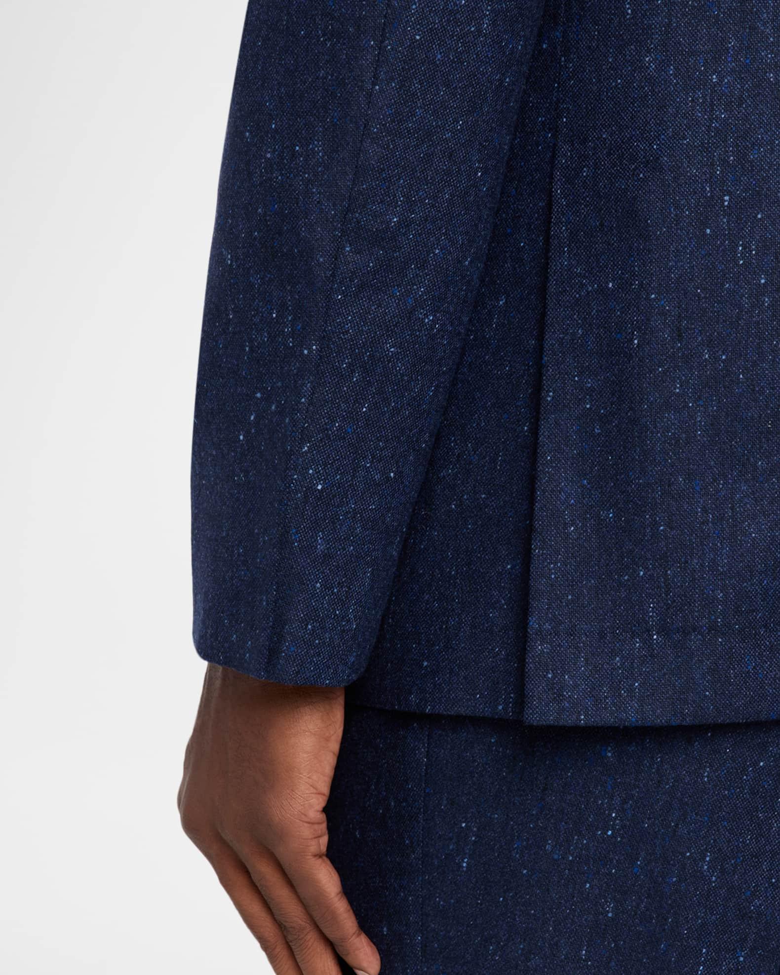 Men's Wool and Cashmere Flecked Two-Piece Suit Product Image