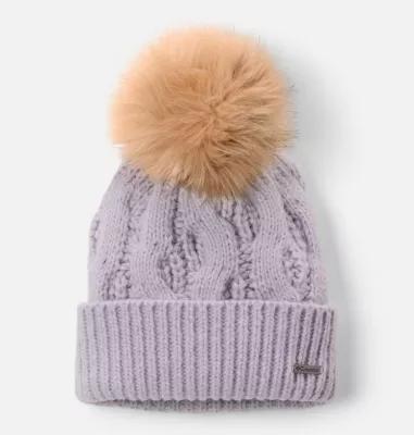 Columbia Women's Boundless Days Cable Knit Pom Beanie- Product Image
