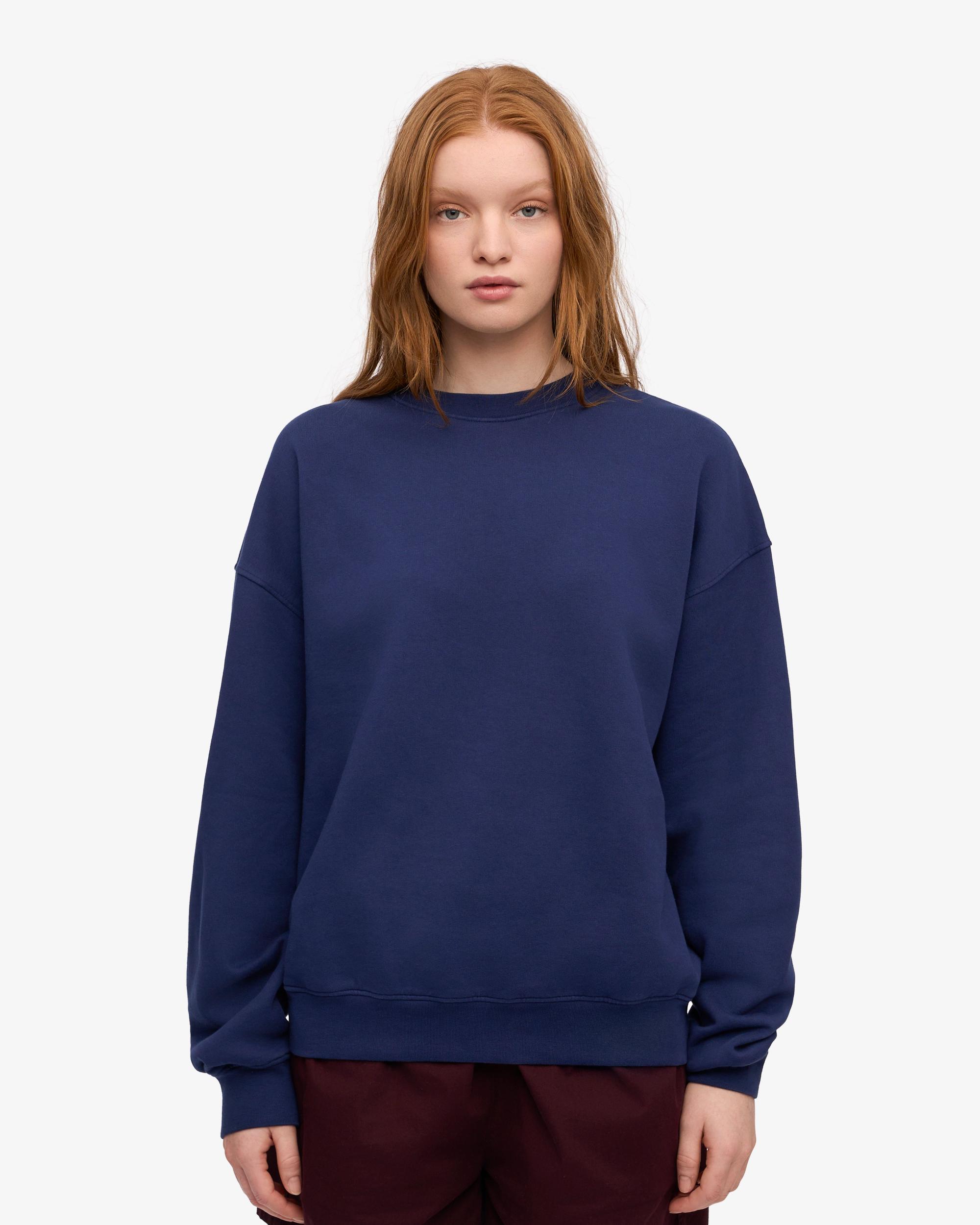 Organic Oversized Crew - Scarlet Red Product Image