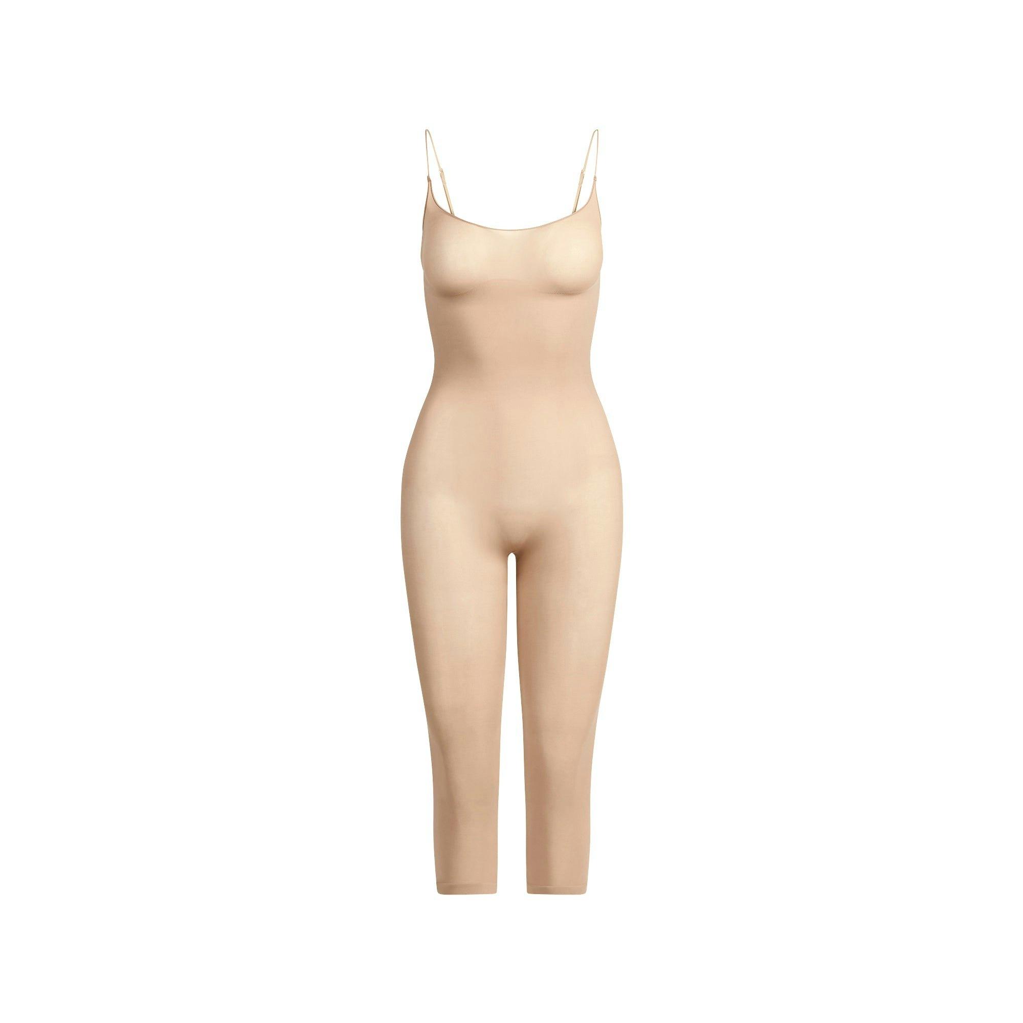 SHEER SEAMLESS CATSUIT | CLAY Product Image