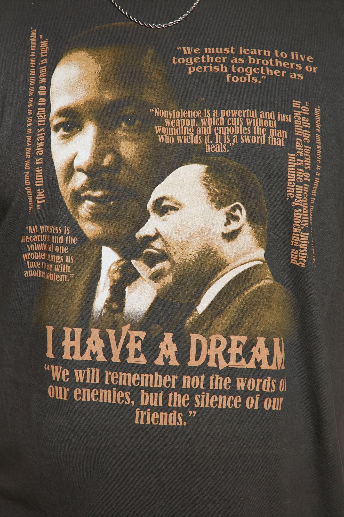 MLK I Have A Dream Short Sleeve Tee - Black Product Image
