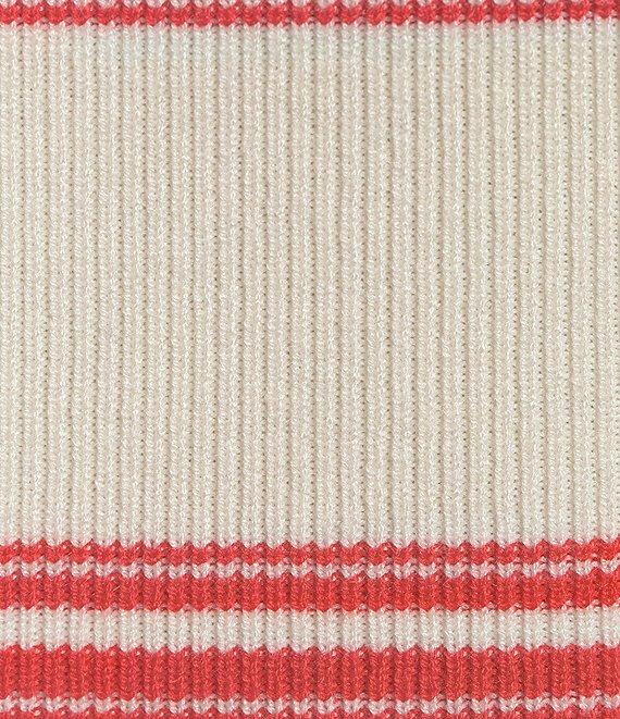 Copper Key Stripe Twist Knit Tank Top Product Image