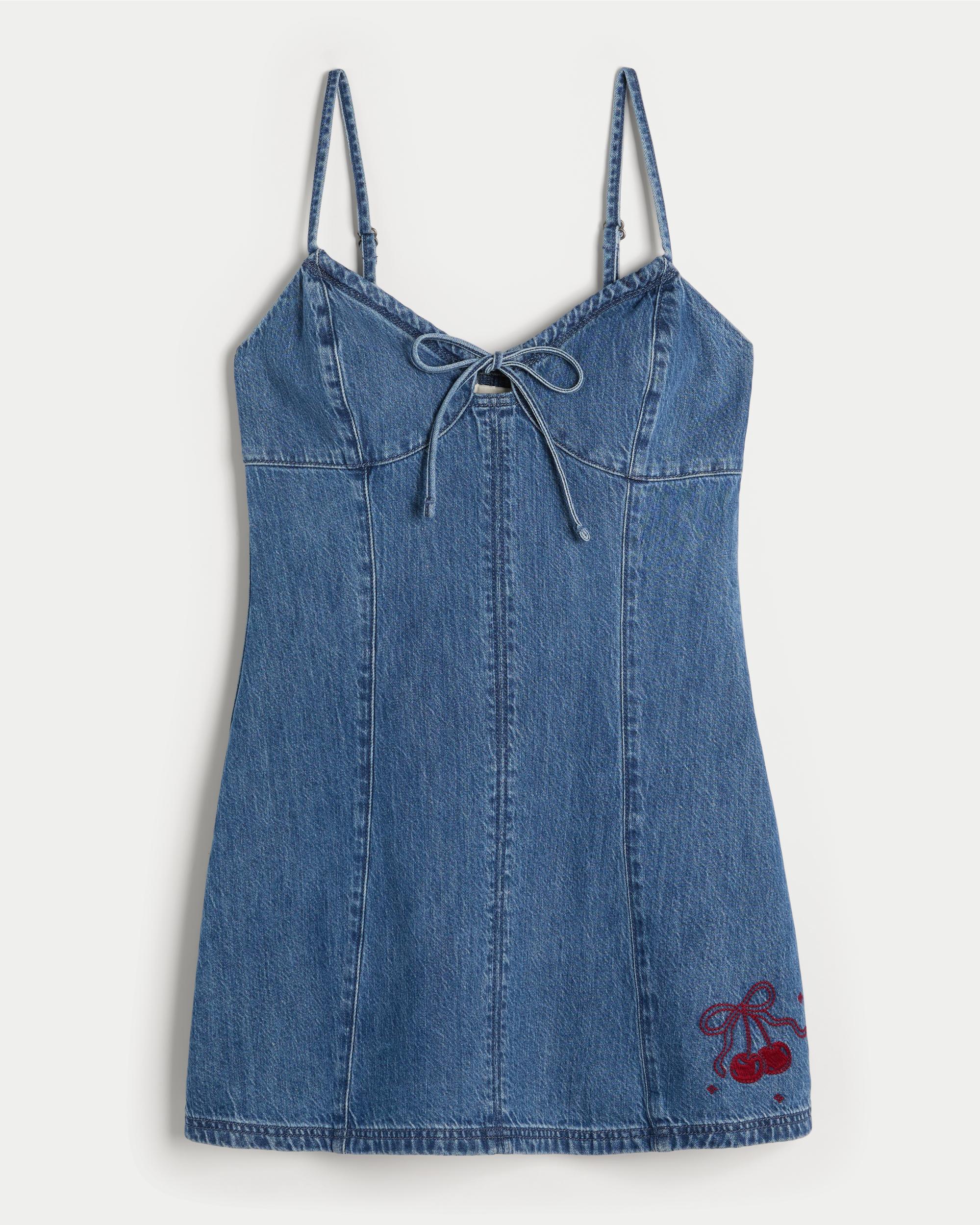 Denim Mini Dress Product Image