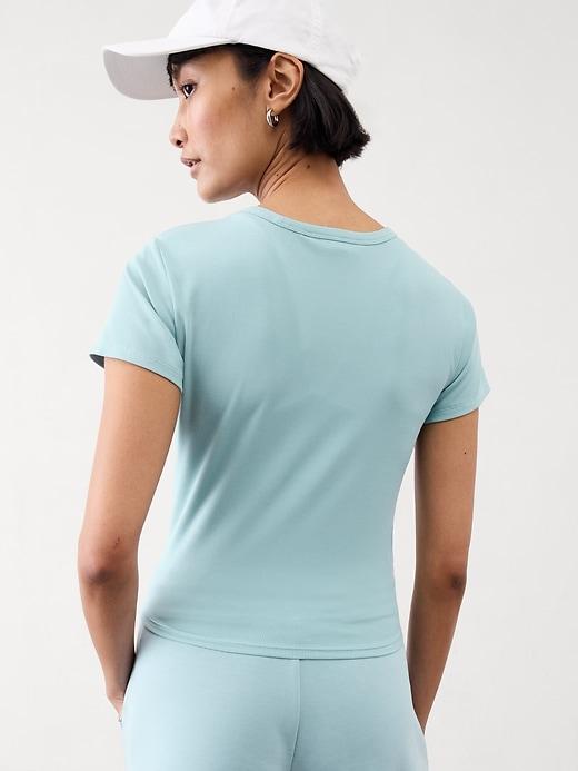 Signature Rib Crop Tee Product Image