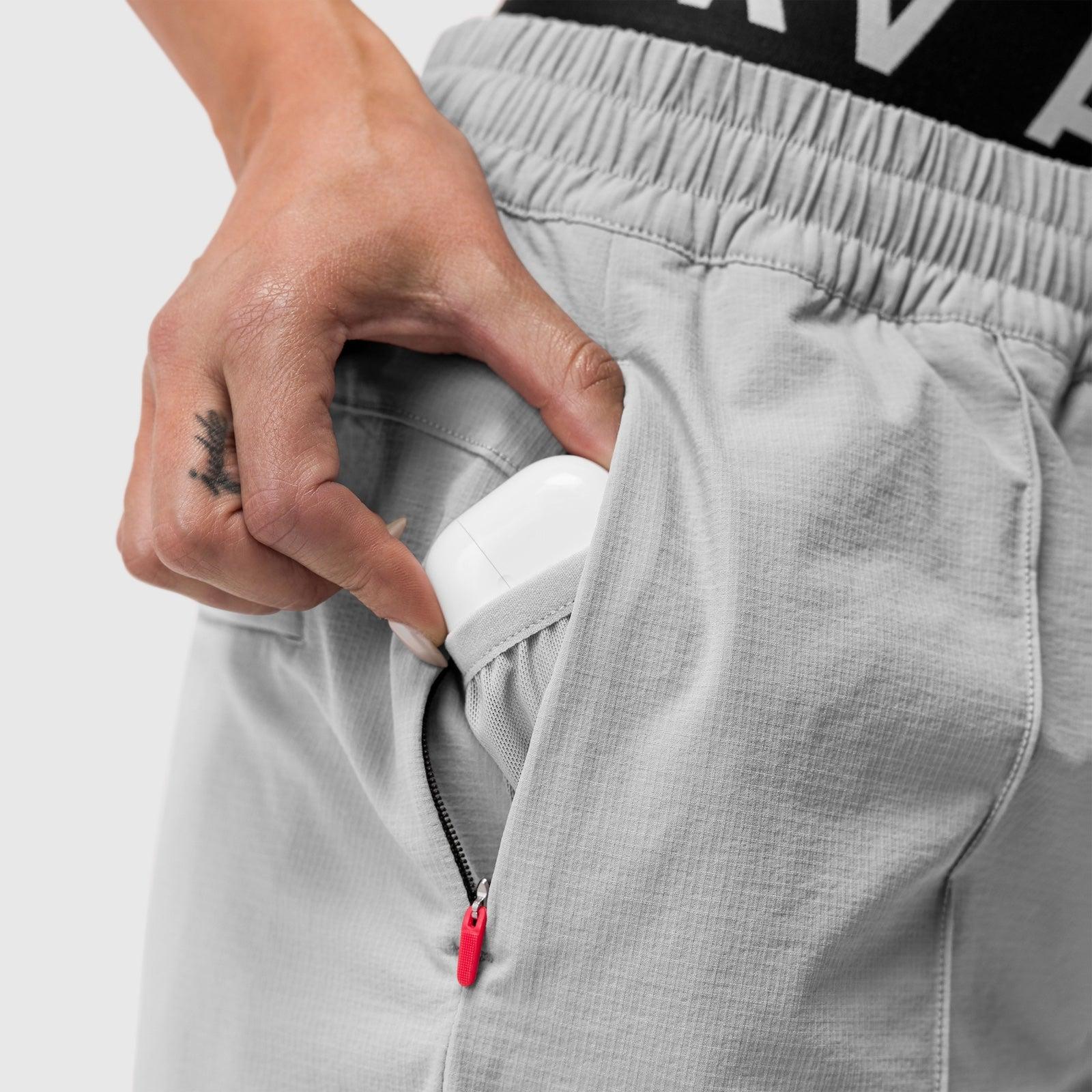 W036. Ripstop Relaxed Track Pant - Slate Grey Product Image