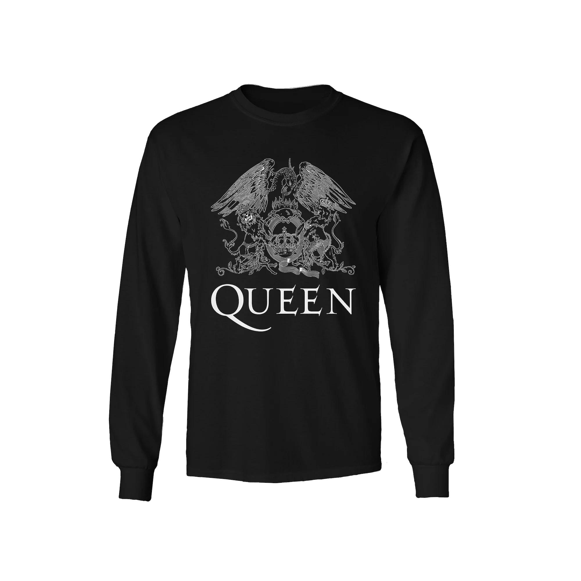 Men's Queen Logo Long Sleeve, Size: Large, Black Product Image