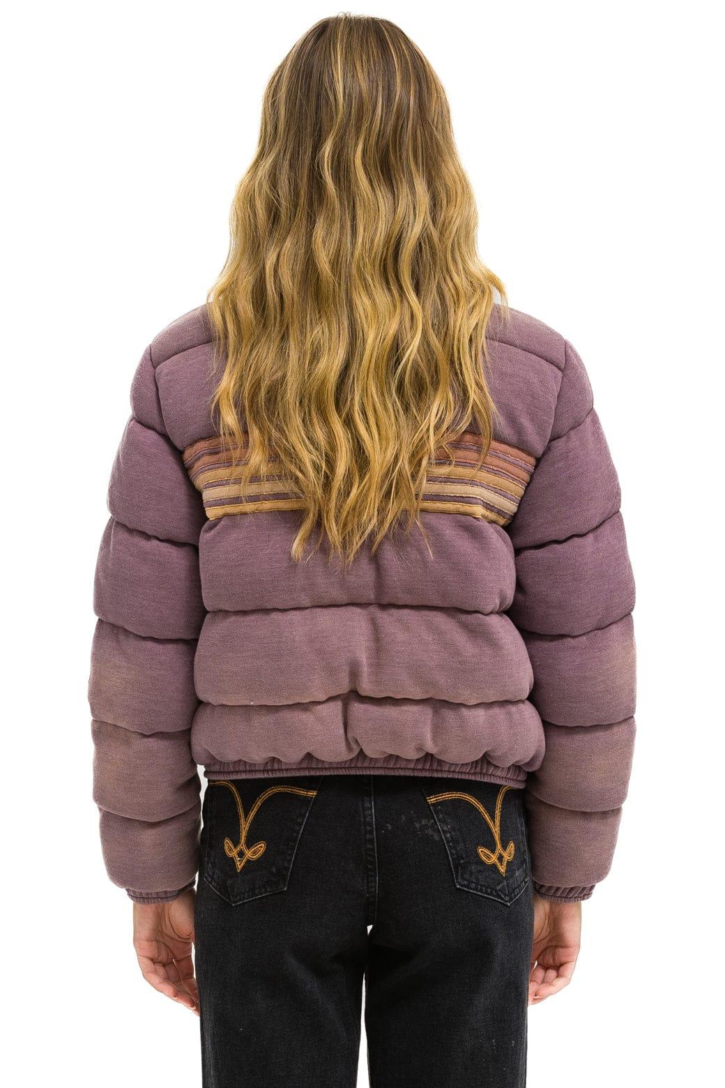 5 STRIPE FADED APRES JACKET - FADED MOCHA Female Product Image