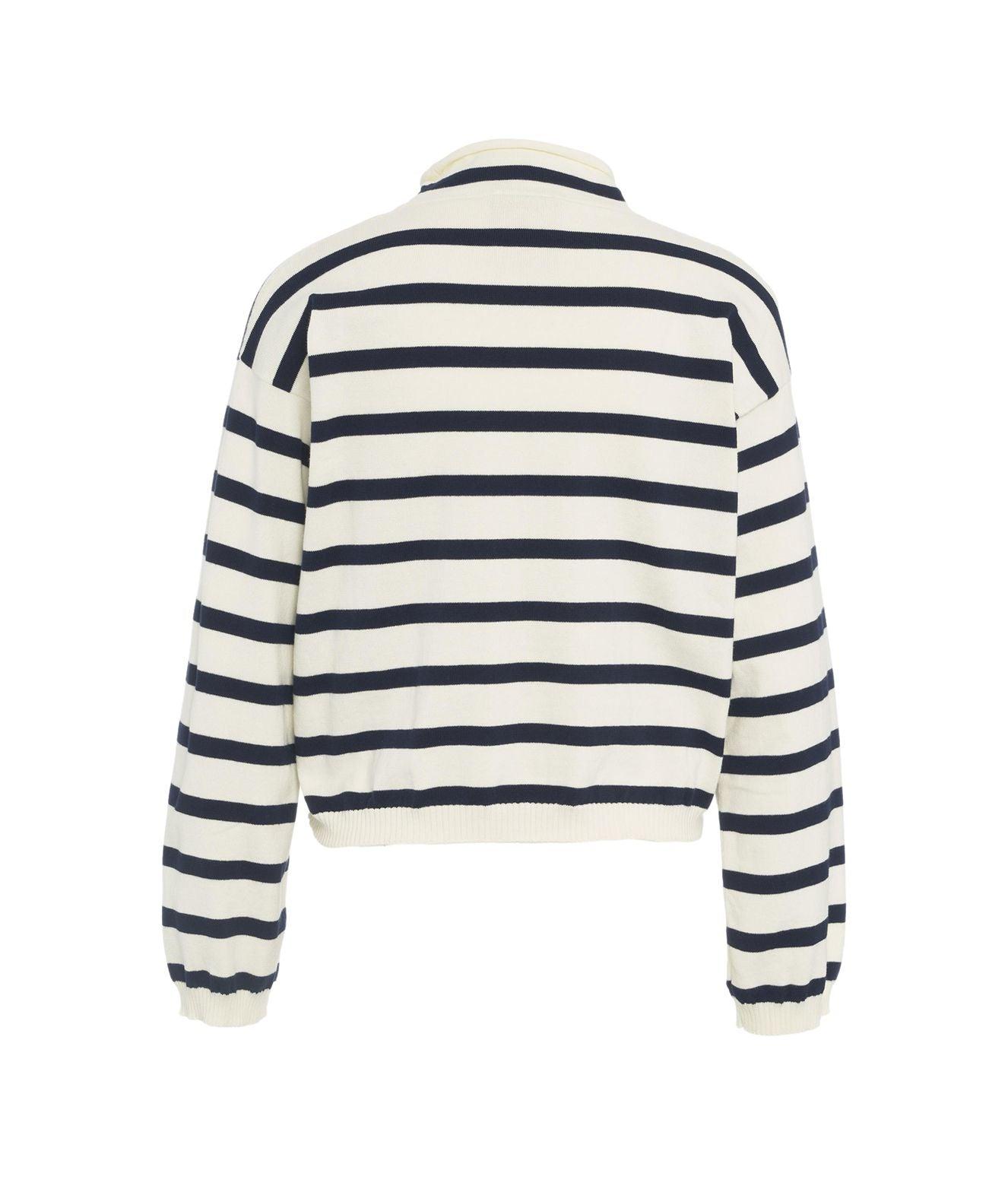 Striped knit pullover Product Image