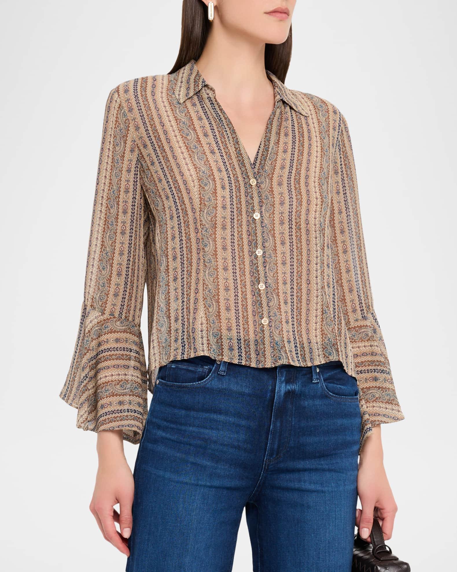 Jasmeet Silk Blouse Product Image